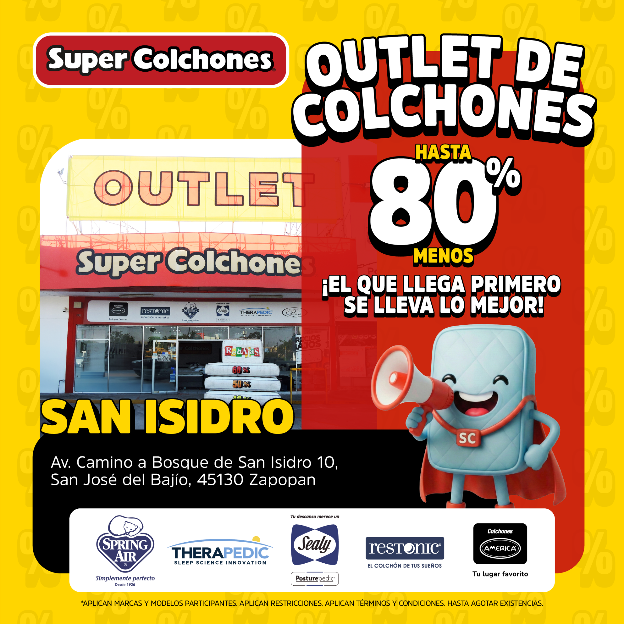 Super Colchones Pacífico Facebook ad