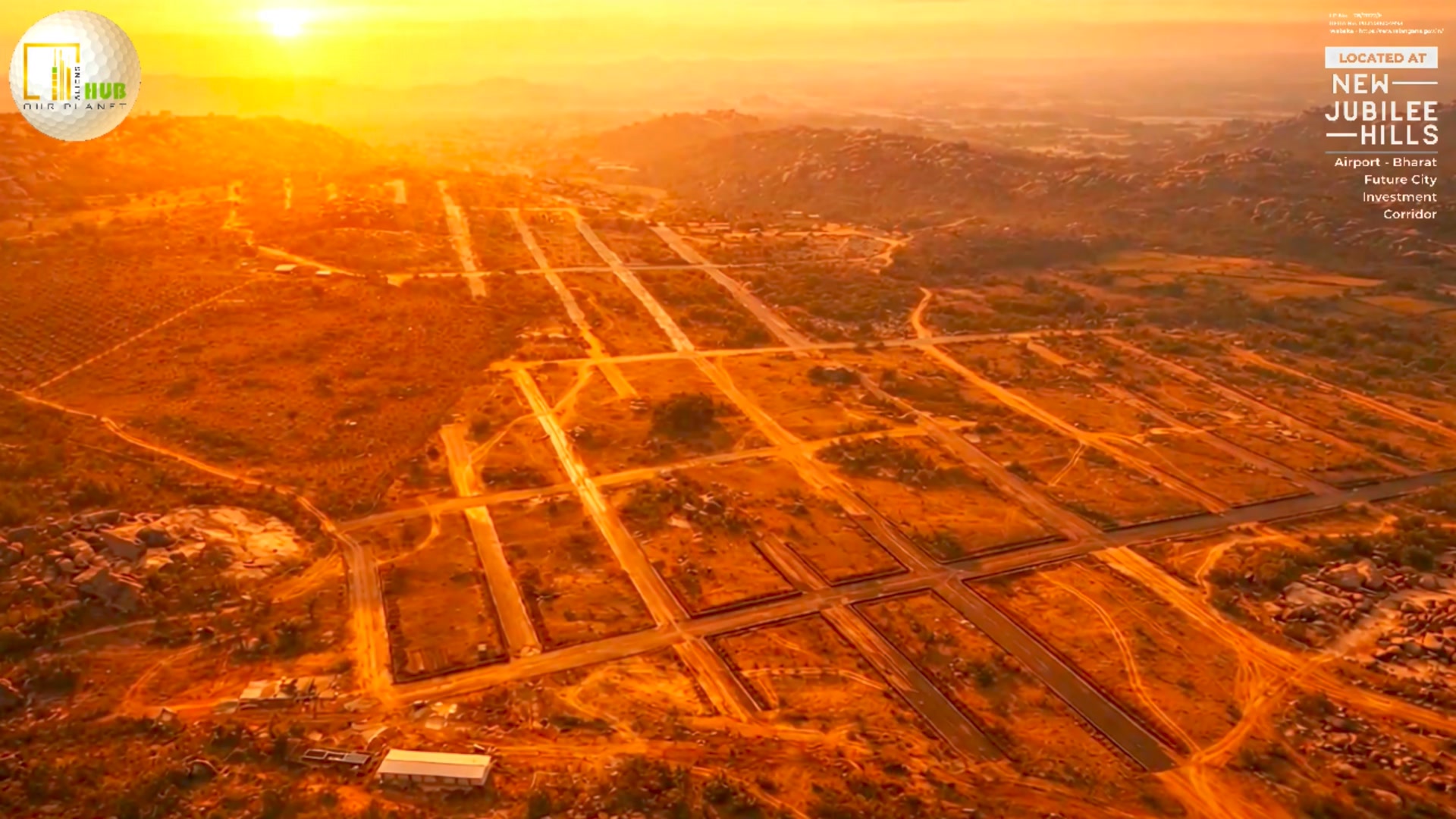 Aliens HUB Plots Facebook ad: Plots at Hyderabad's New Jubilee Hills