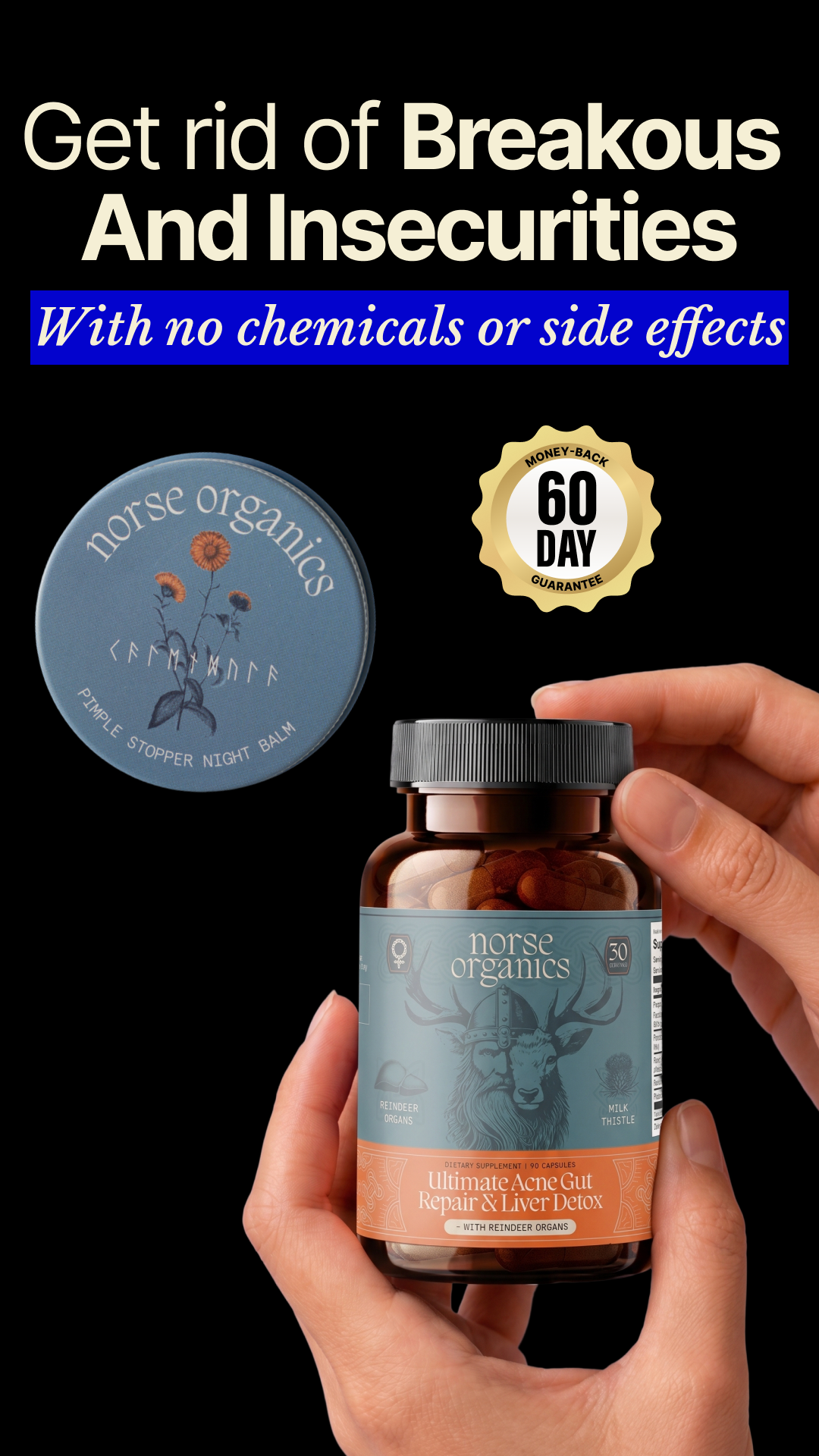Norse Organics Facebook ad