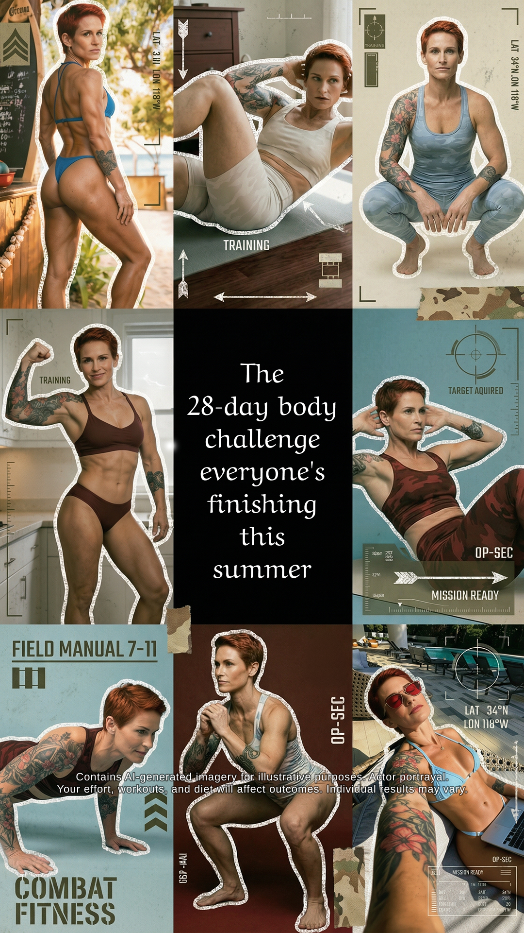 Warrior Workouts Facebook ad: Start Transformation Now!