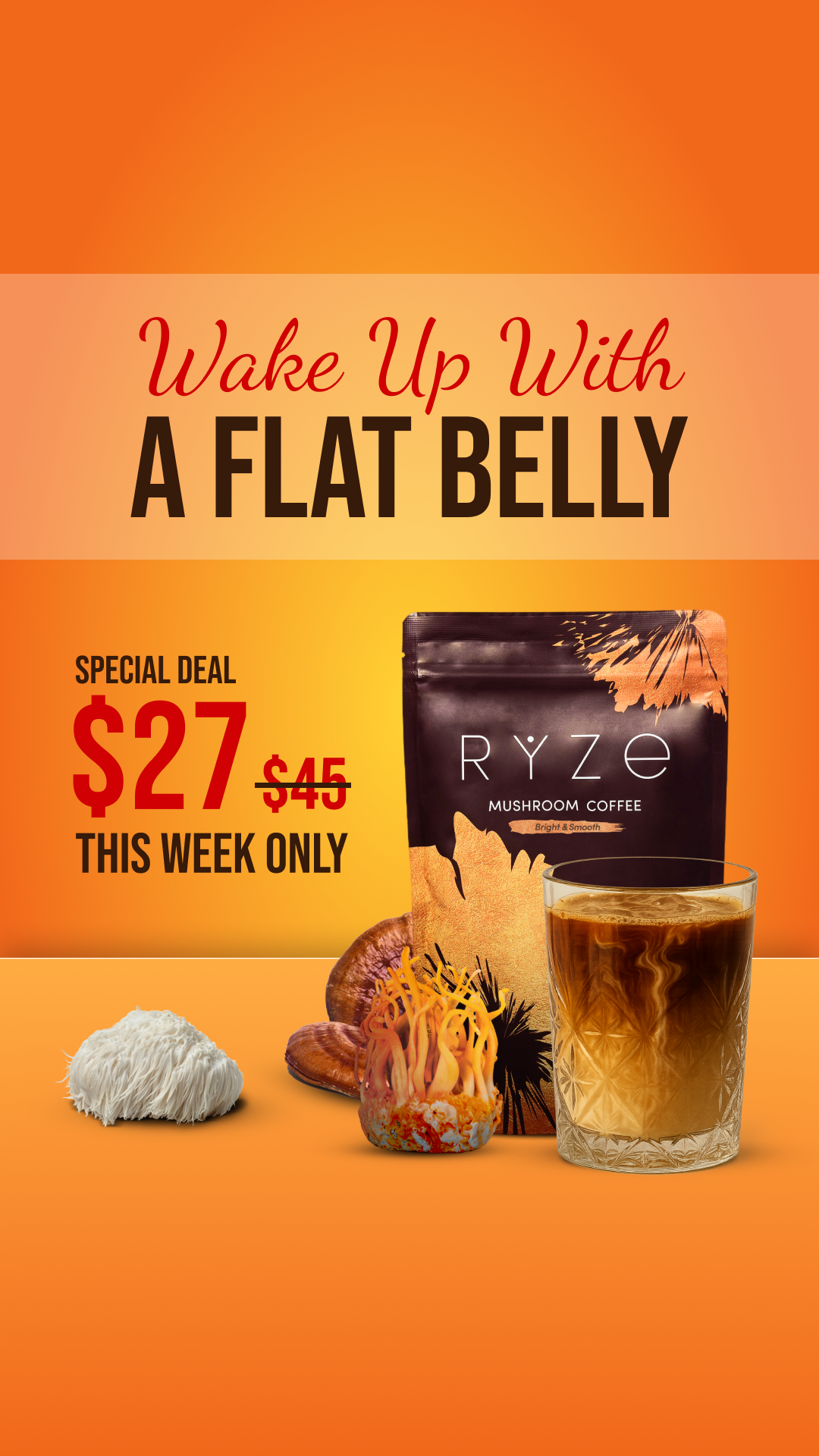 RYZE Superfoods Facebook ad