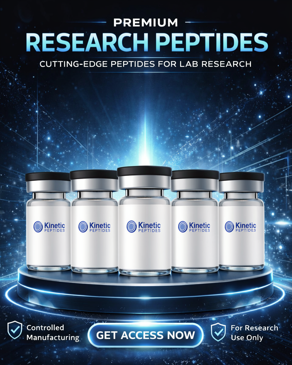Kinetic Peptides Facebook ad: 10% Off Your First Order