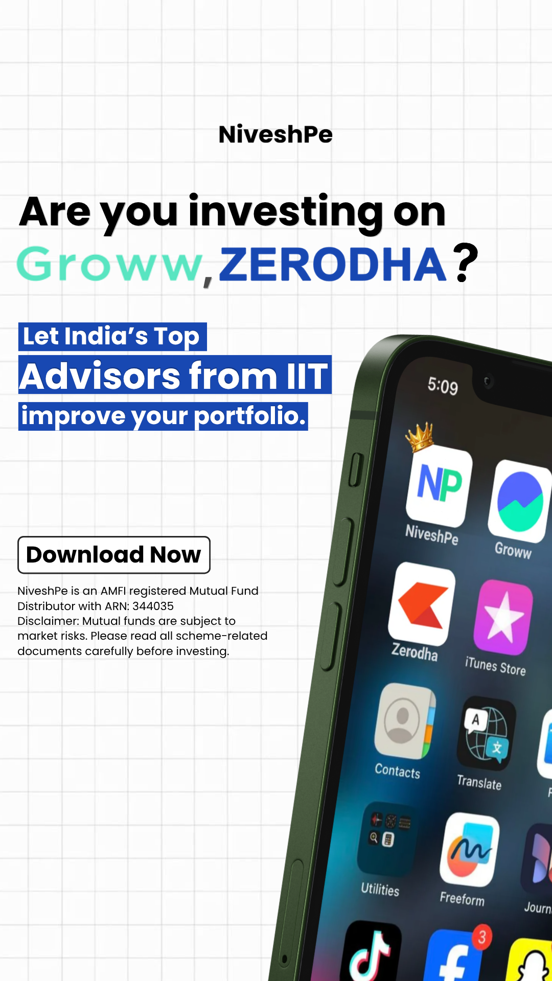NiveshPe Facebook ad from Jul 8, 2026