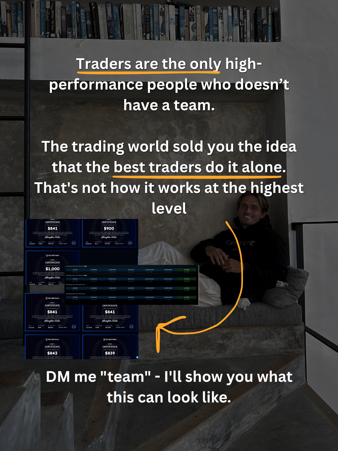 Amadeus Persson Facebook ad: Trade Like an Elite Athlete