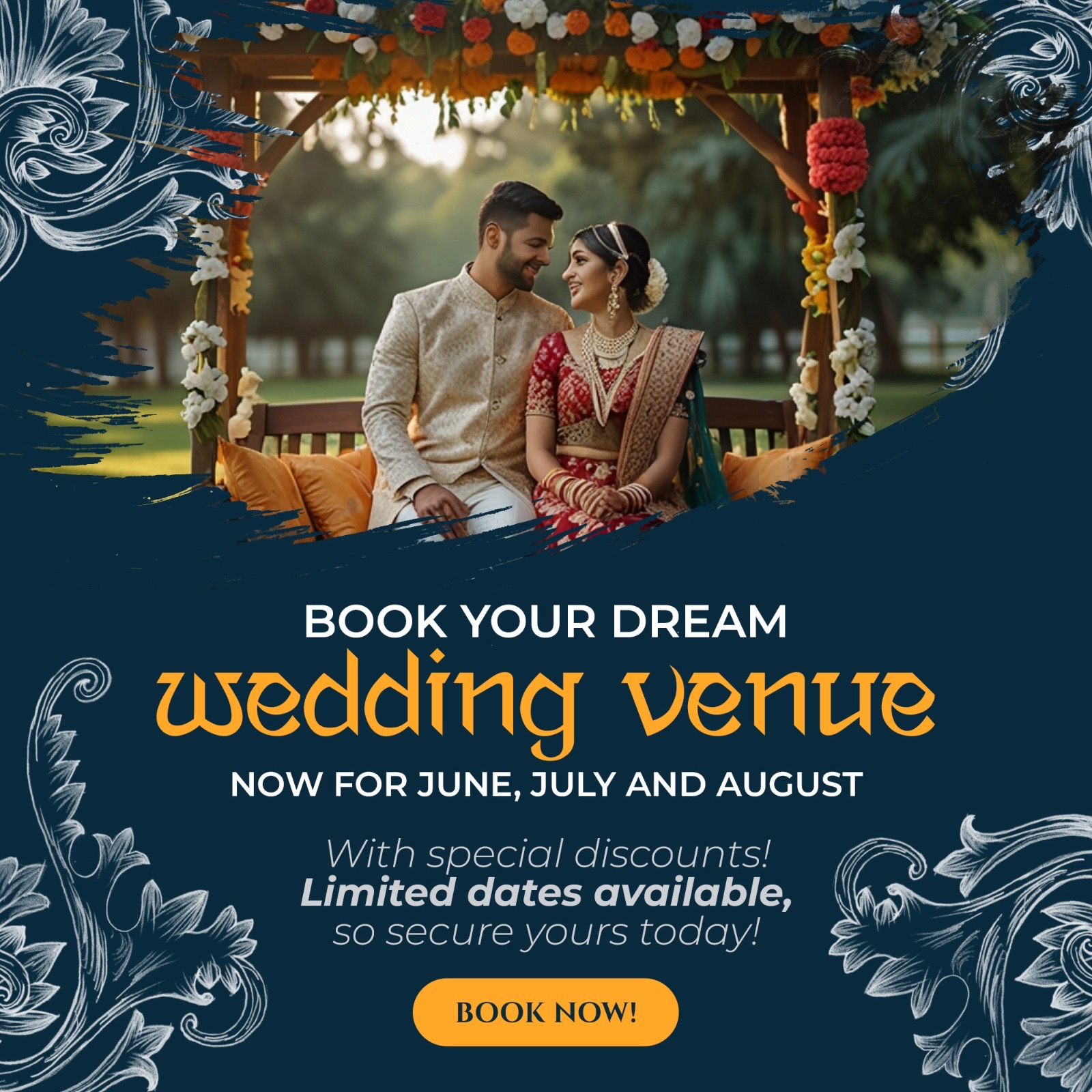 Srishti Vilasa Facebook ad: Limited Dates Available, Book Now