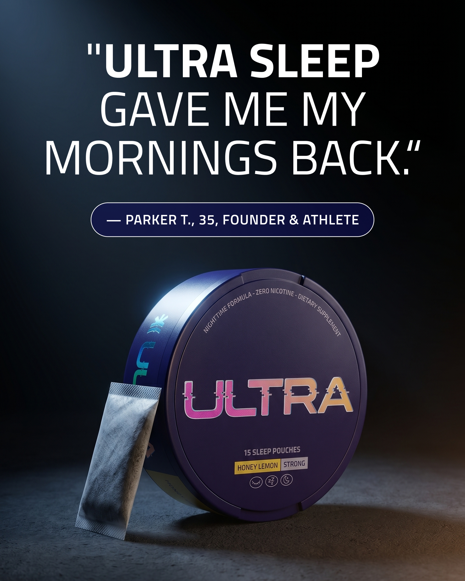 Ultra Pouches Facebook ad