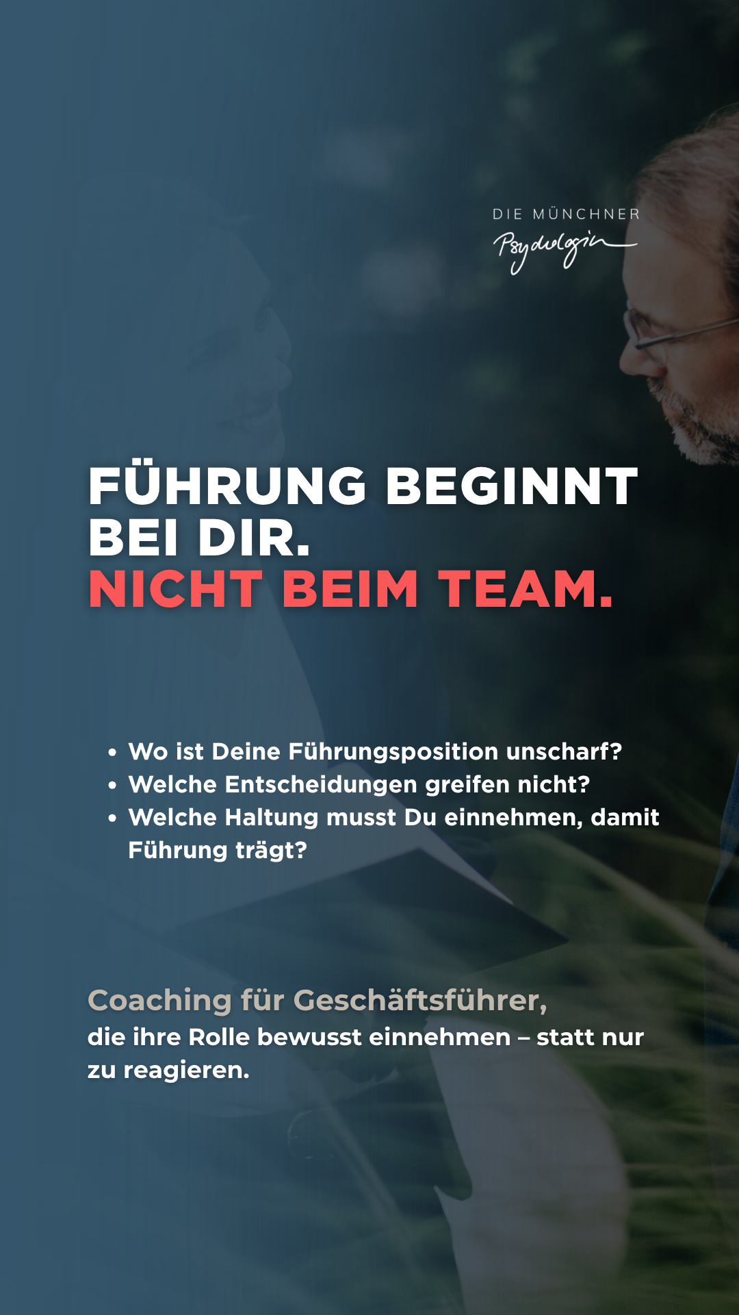 Die Münchner Psychologin Facebook ad