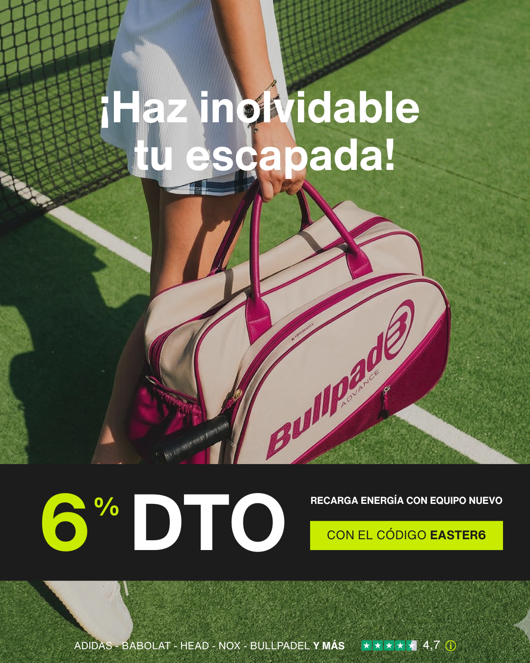 Padel Kiwi Facebook ad from Apr 17, 2026