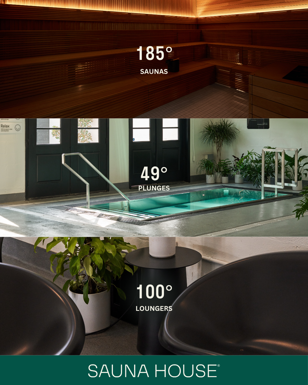 Sauna House Knoxville Facebook ad: Built for slowing down