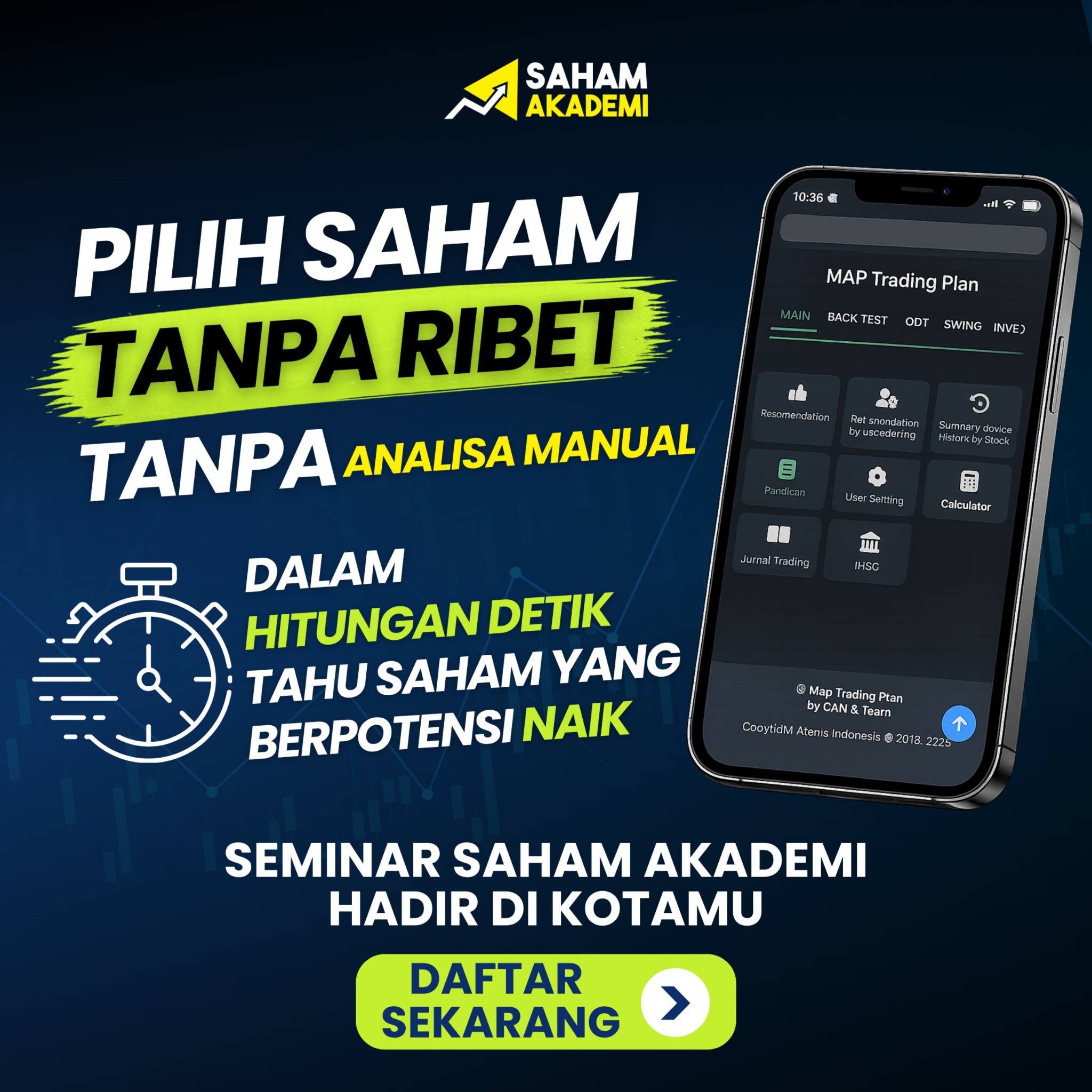 Saham Akademi Indonesia Facebook ad