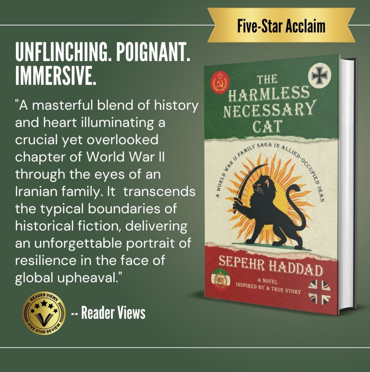 Appleyard & Sons Publishing Facebook ad: A gripping family saga of espionage, love, and betrayal…