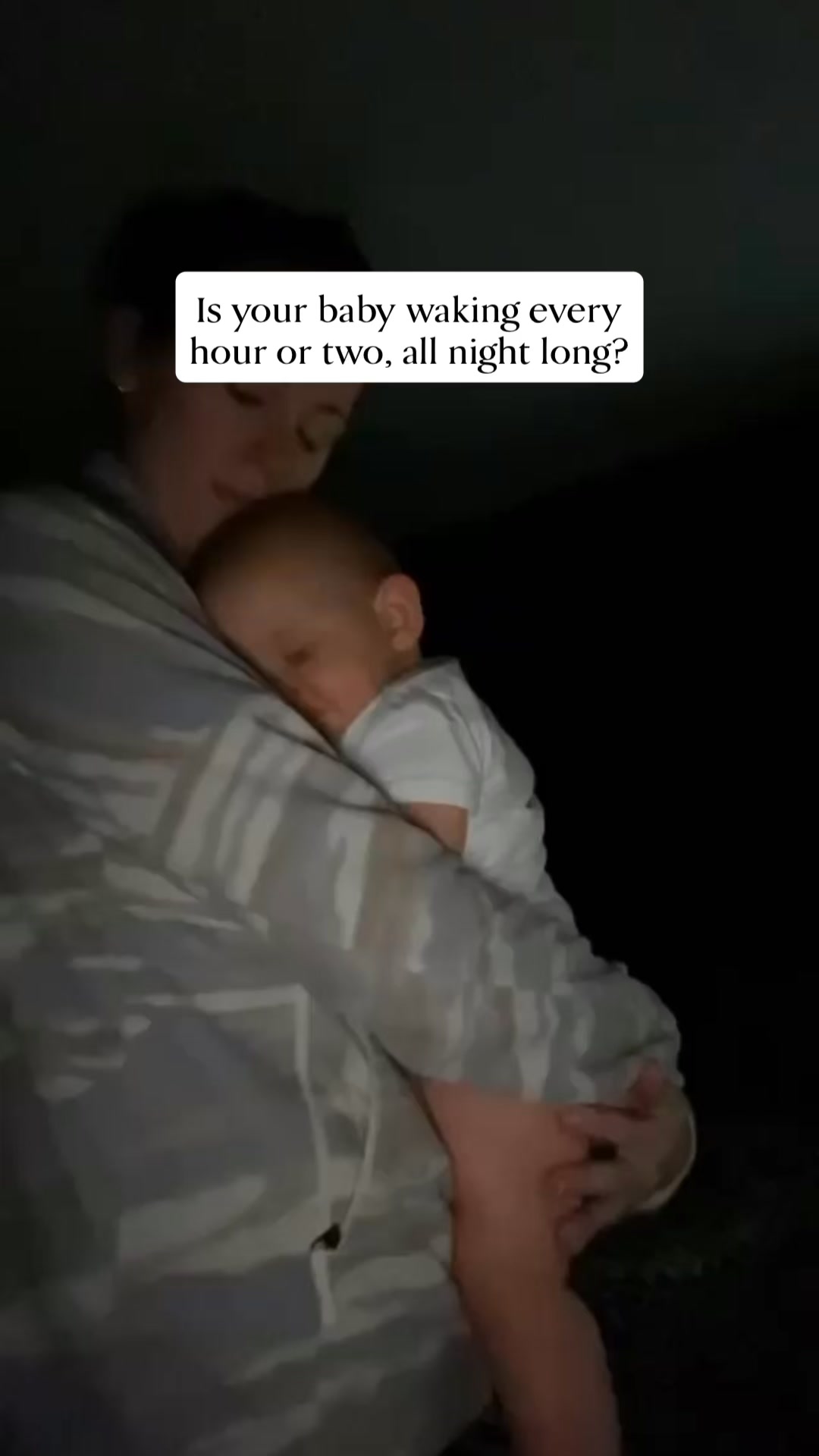 Mother Nourish Nurture Facebook ad: Help your baby sleep for longer stretches