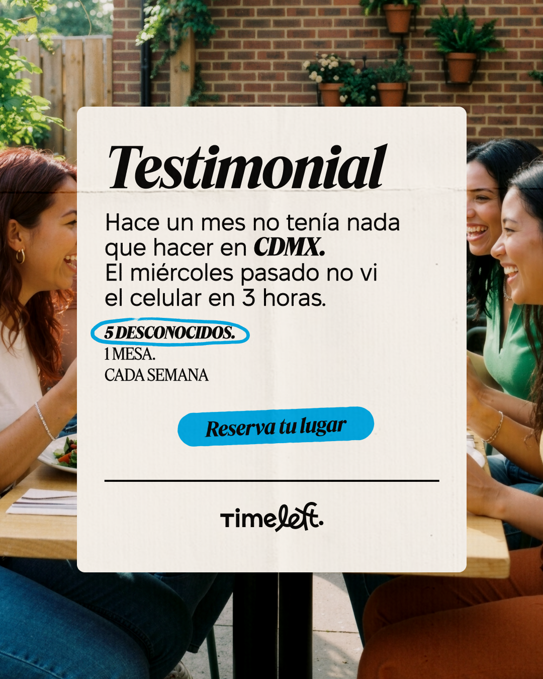Timeleft Facebook ad