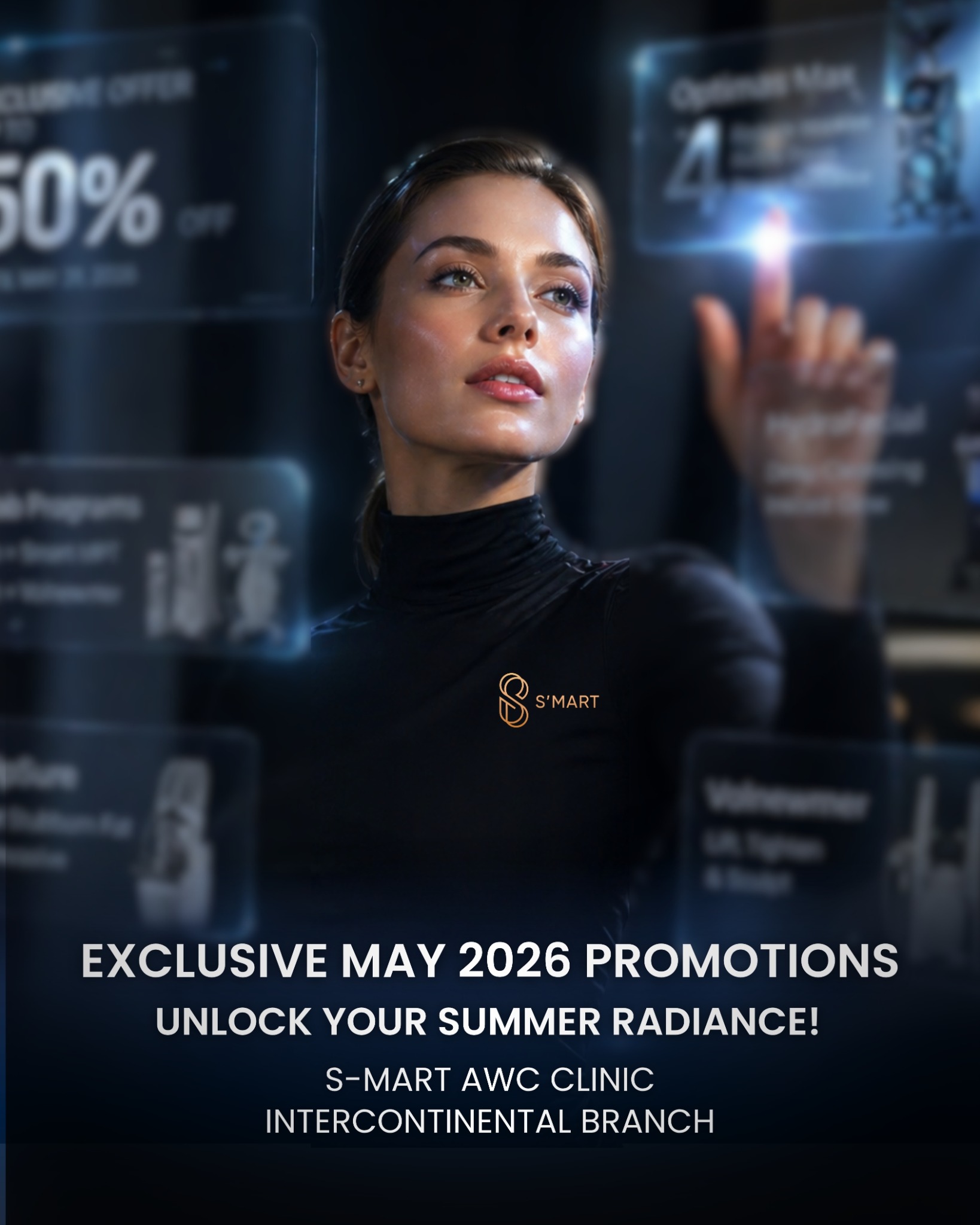 S-Mart AWC InterContinental Branch Facebook ad: EXCLUSIVE MAY 2026 PROMOTIONS