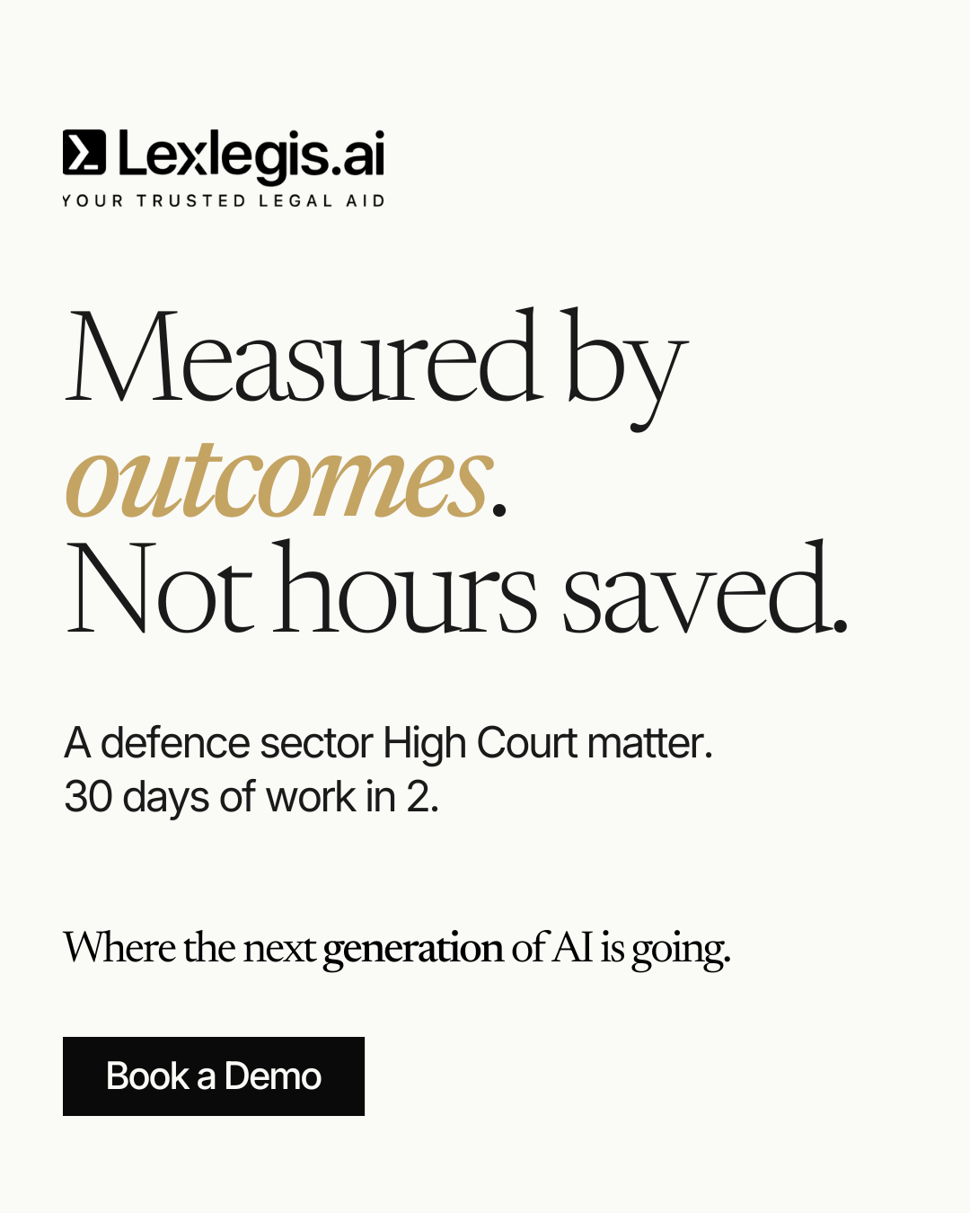 Lexlegis.ai Facebook ad