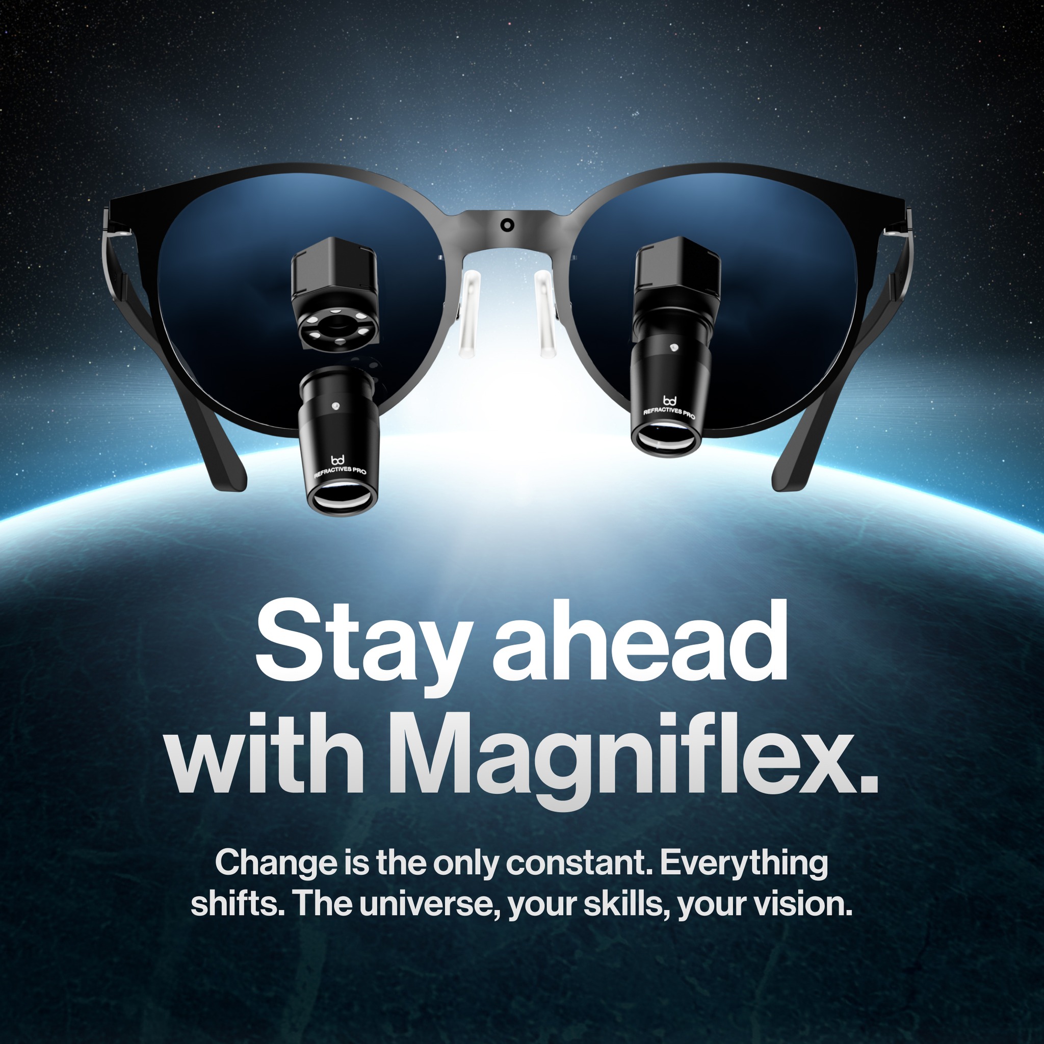 Bryant Dental Facebook ad: Refractive MagniFlex is the only true loupe that…