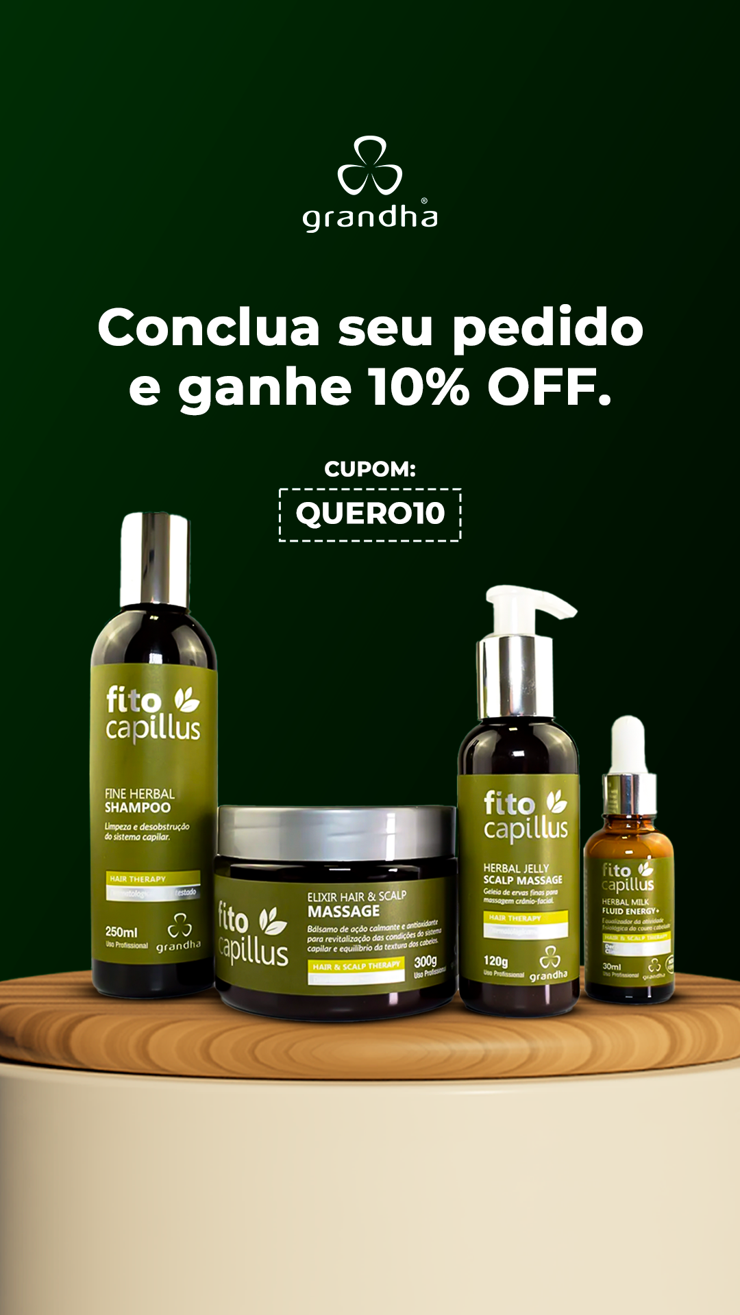 Grandha Professional Hair Care Facebook ad