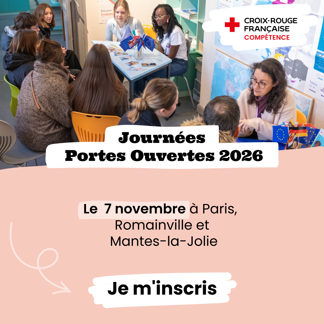 Croix-Rouge Compétence Facebook ad: Inscris-toi dès maintenant