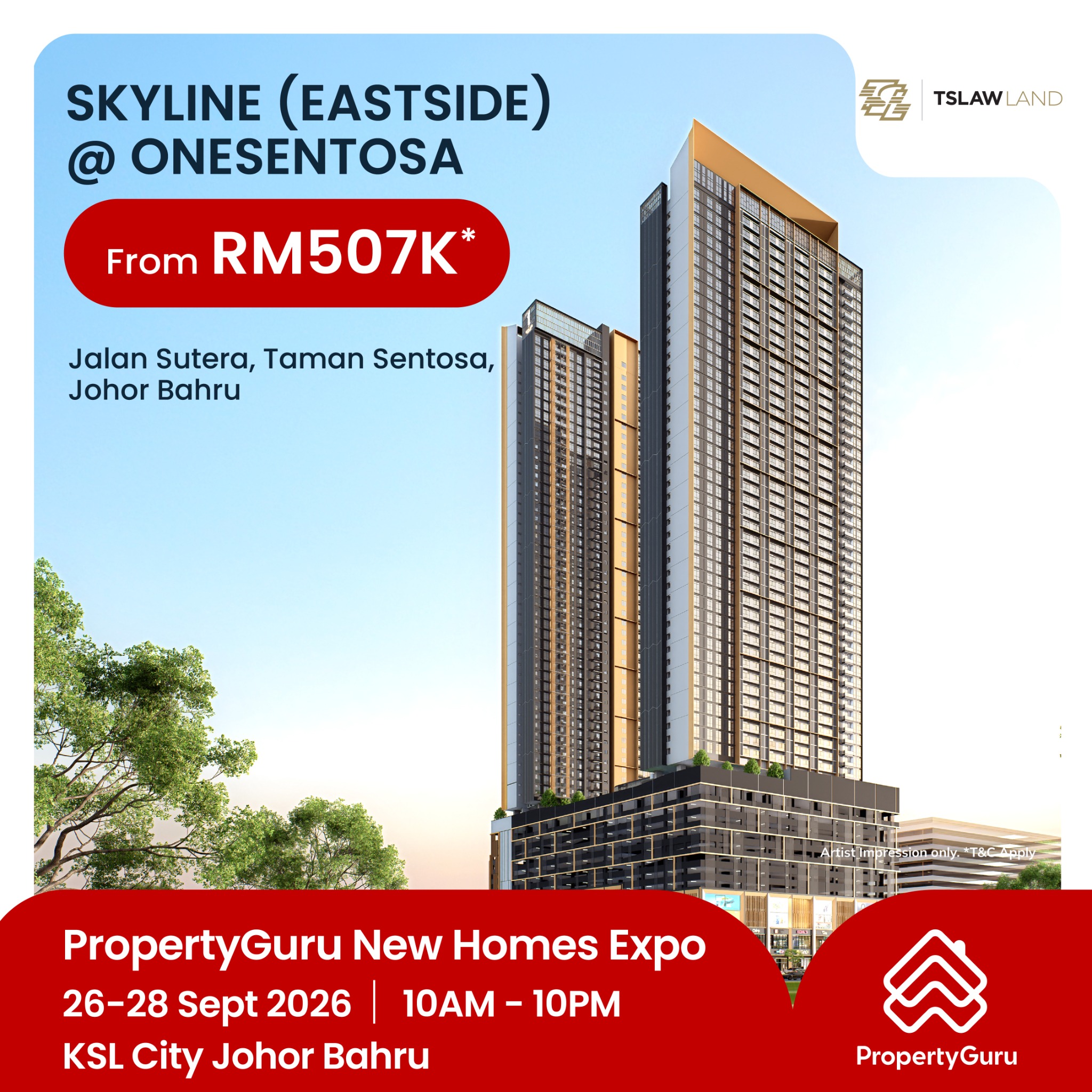 PropertyGuru.com.my Facebook ad: PropertyGuru New Homes Expo, KSL City 26-28 Septermber…