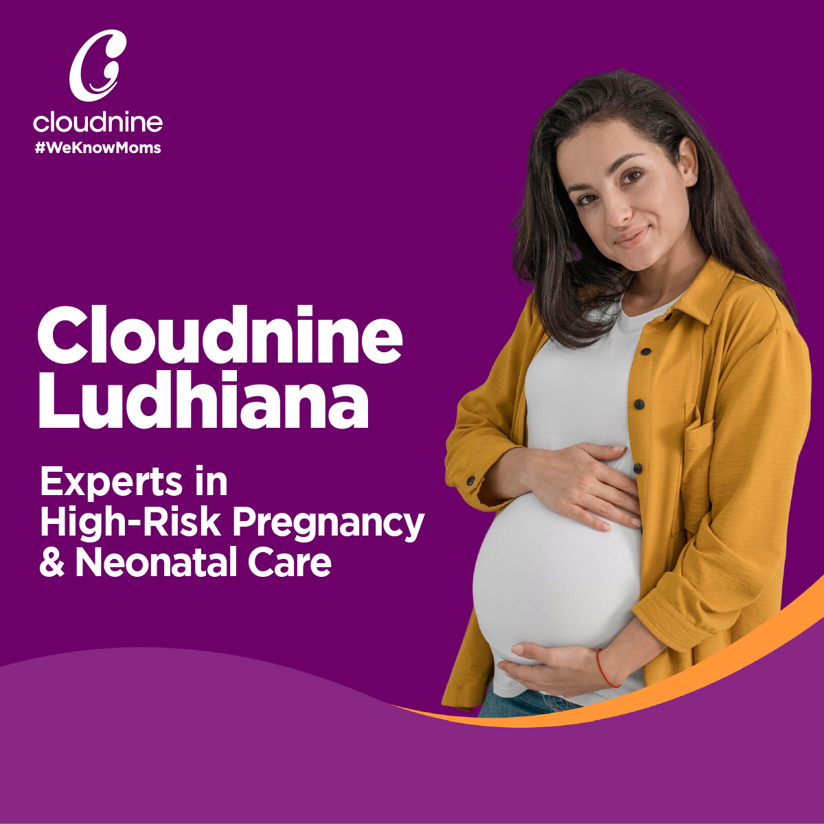 Cloudnine Hospital - Ludhiana Facebook ad: Your Pregnancy Journey, Backed by Experts.