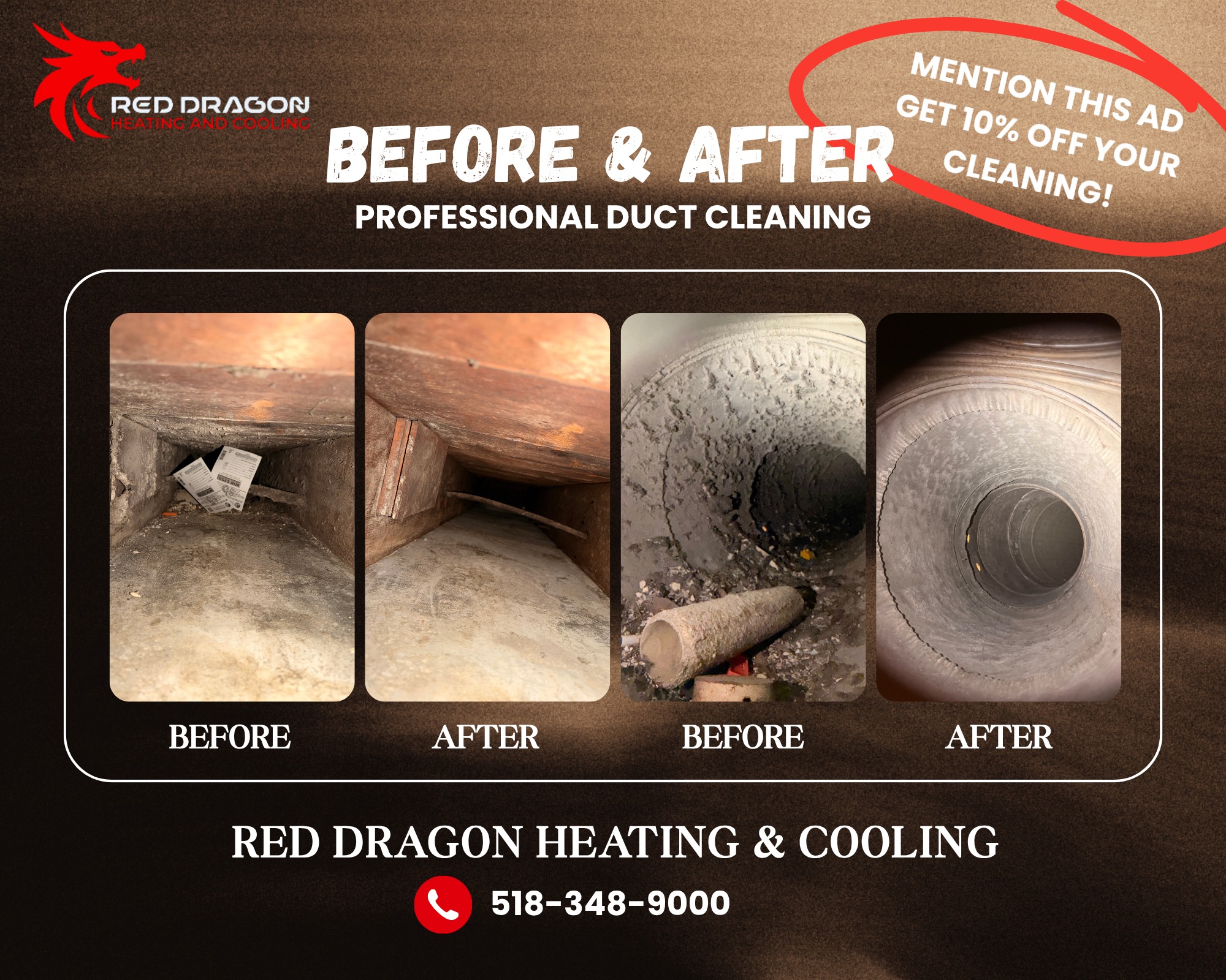 Red Dragon Heating and Cooling Facebook ad