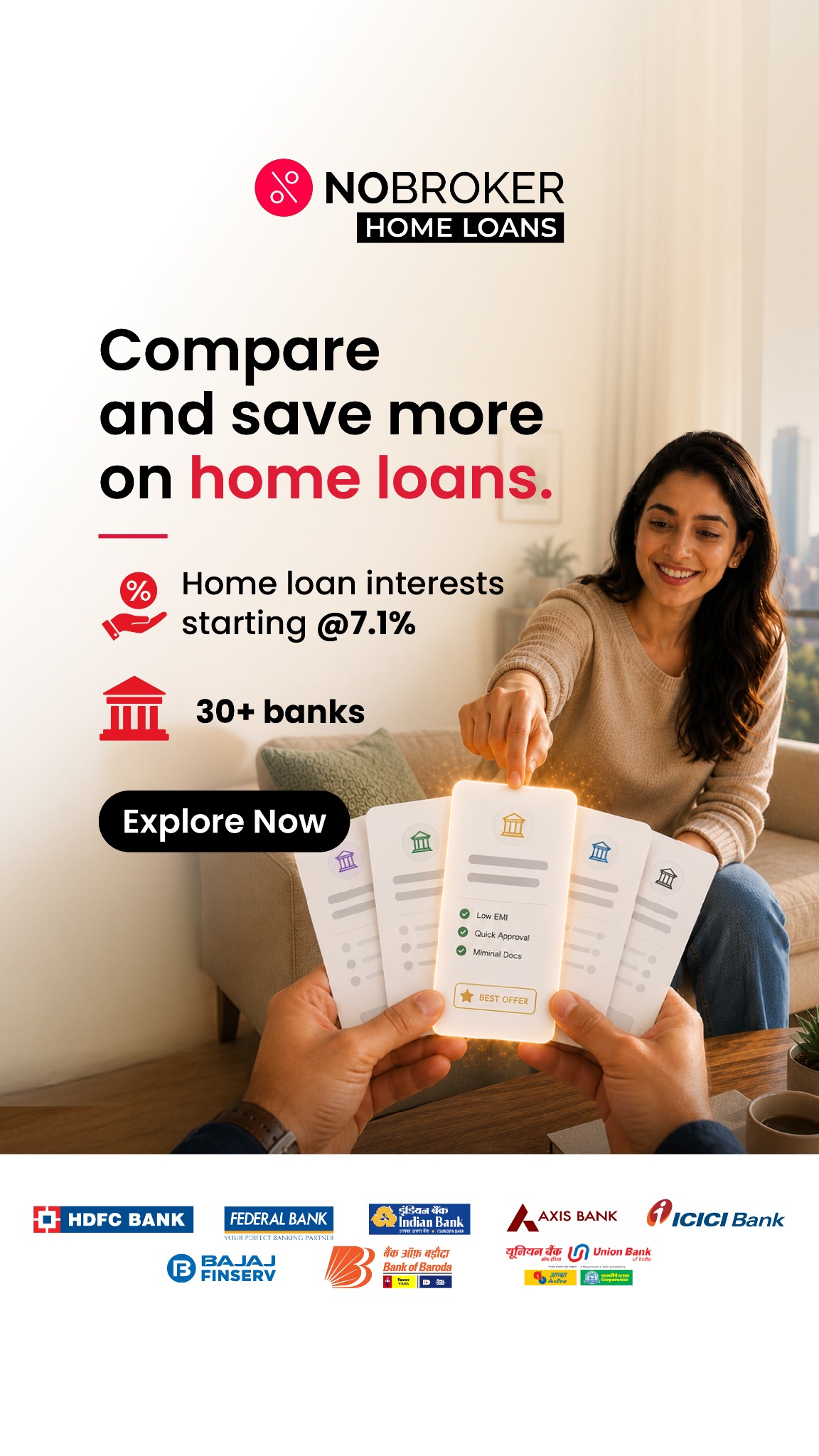 NoBroker.com Facebook ad