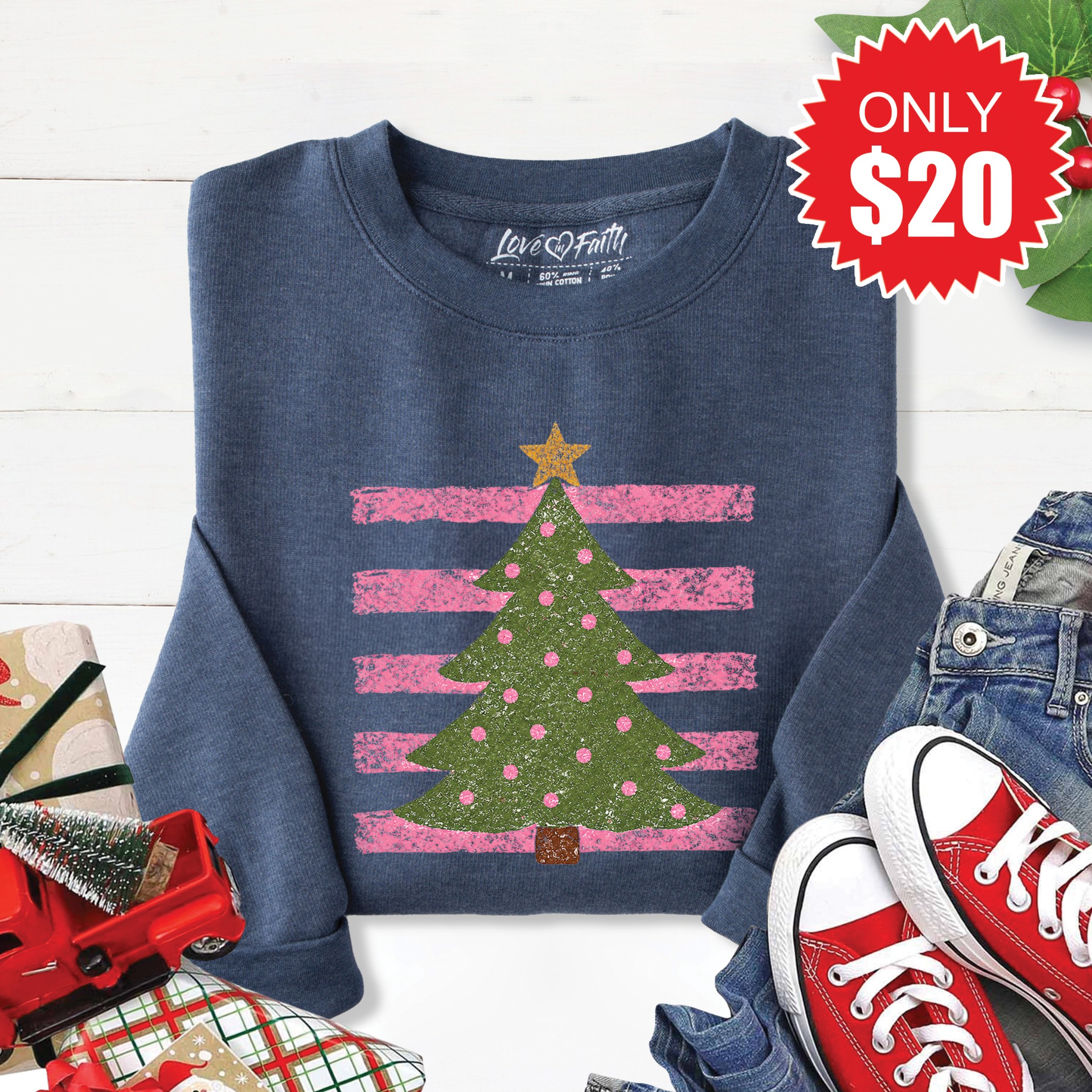 Love in Faith Facebook ad: Liquidating Hundreds of Shirts