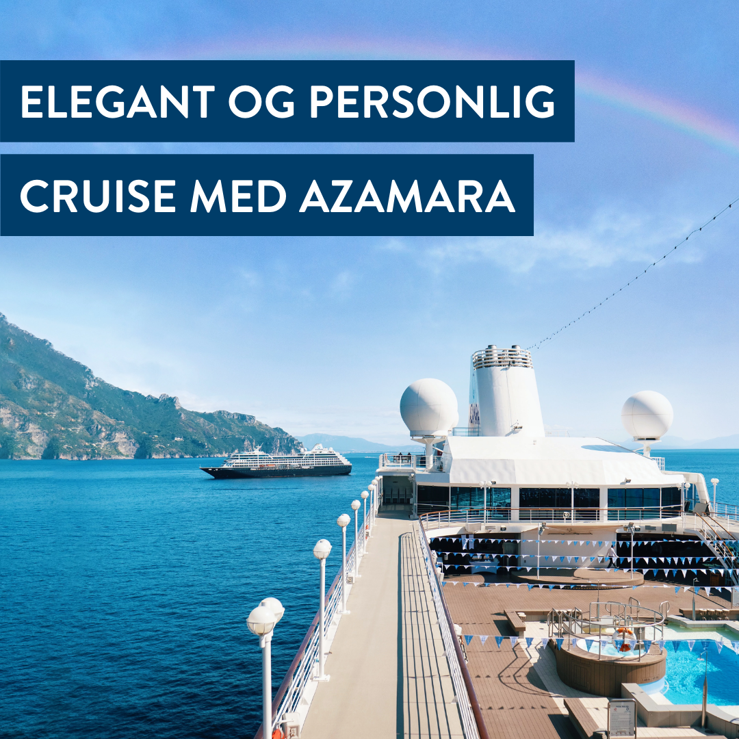Cruise.no Facebook ad: Azamara feirer opplevelsen av å utforske nye havner…