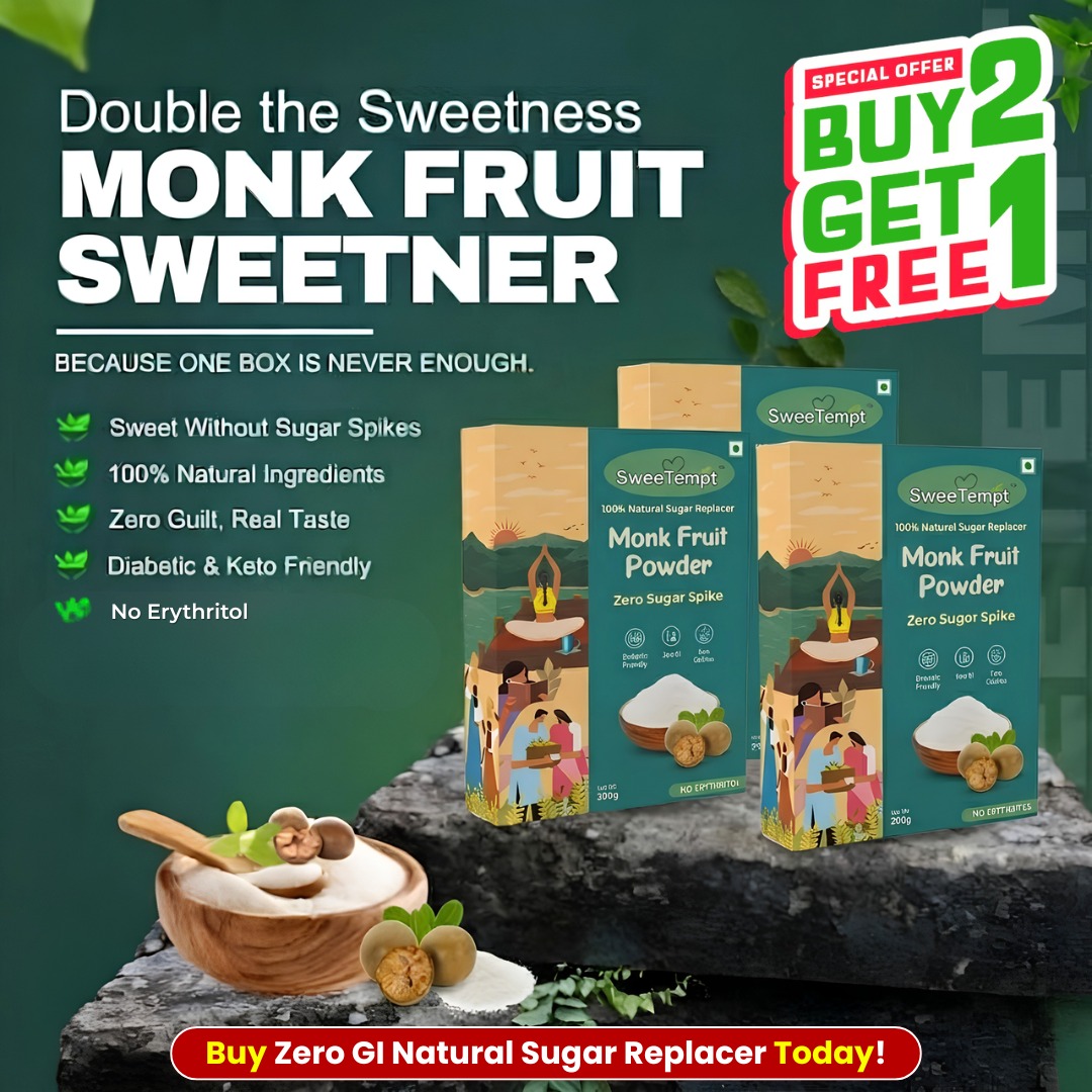 Sweetempt Facebook ad: Switch to Sweetness Without Compromise!