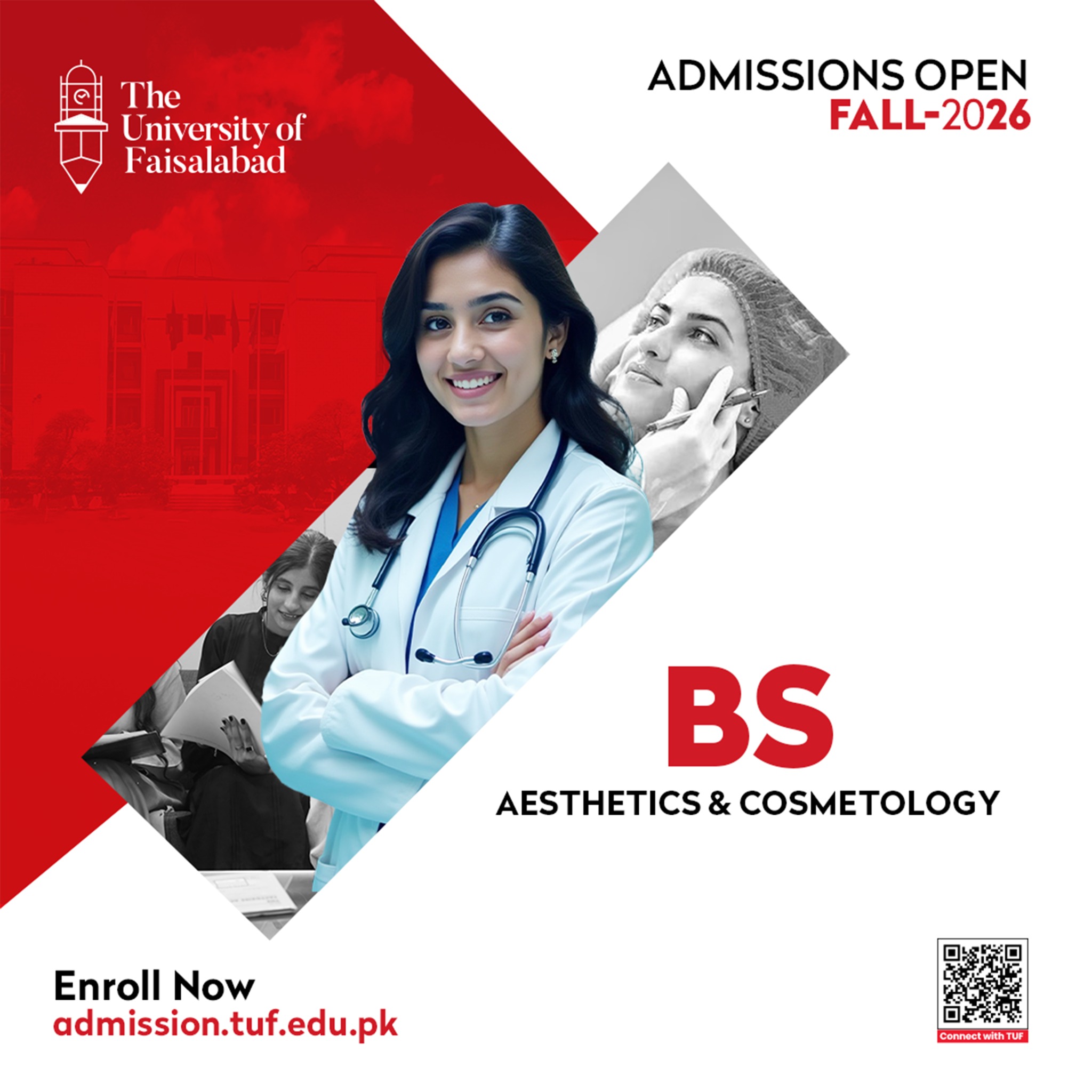 The University of Faisalabad Facebook ad