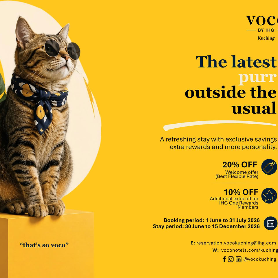voco Kuching by IHG Facebook ad