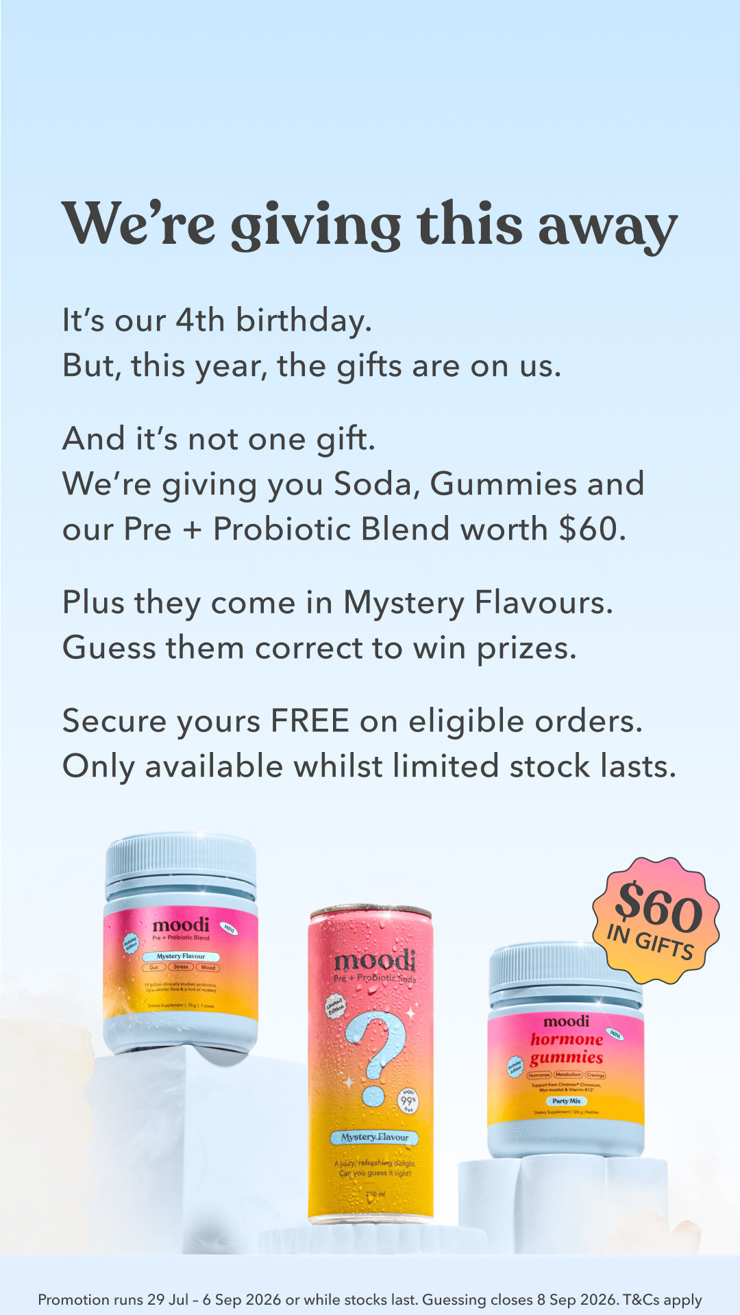 Moodi Facebook ad
