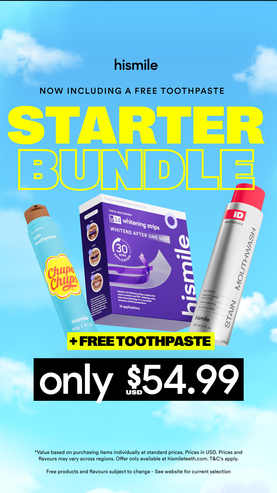 Hismile Facebook ad