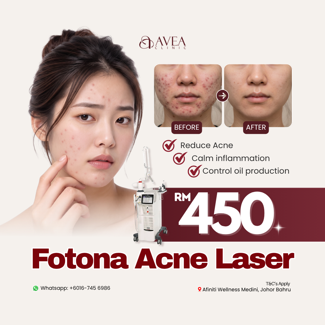 Avea Clinic Facebook ad: Book Appointment