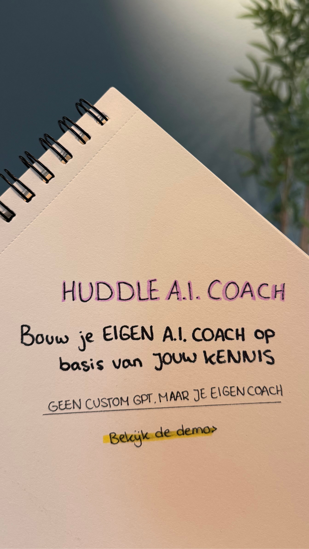 Huddle Facebook ad