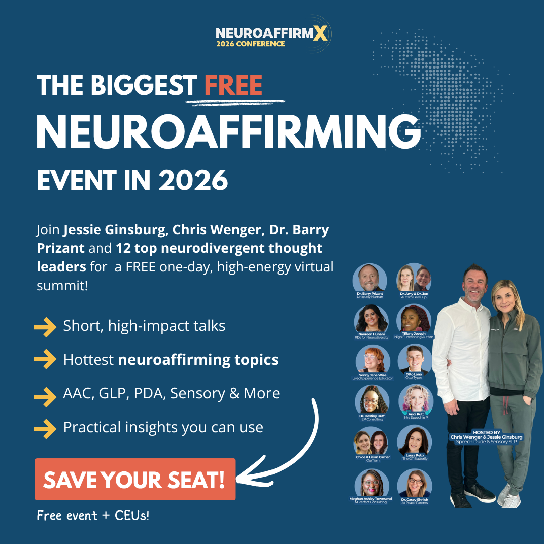 Speech Dude Facebook ad: Free Neuroaffirming Summit
