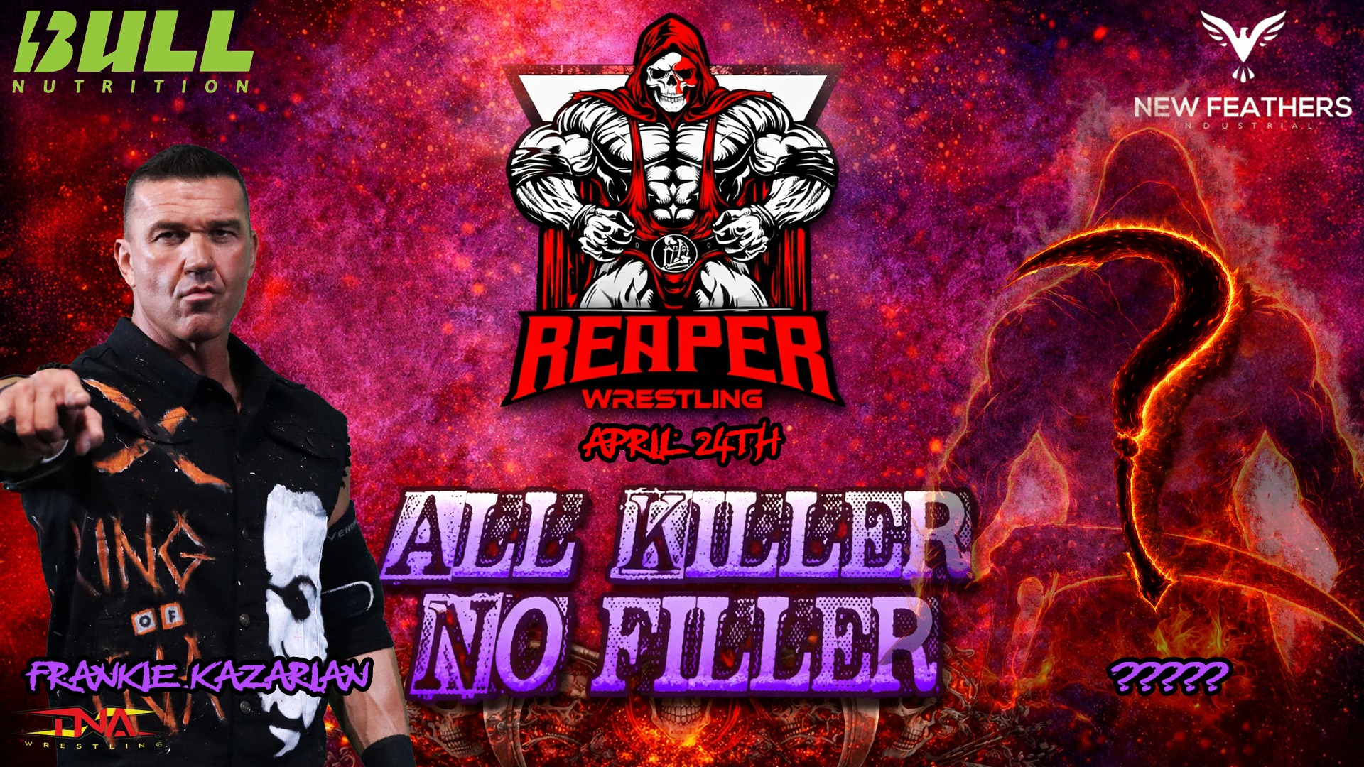 Reaper Wrestling Facebook ad