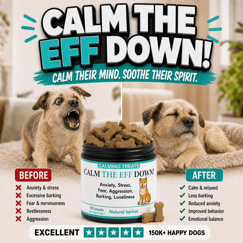 Pets Calm Down Herbal Treats Facebook ad