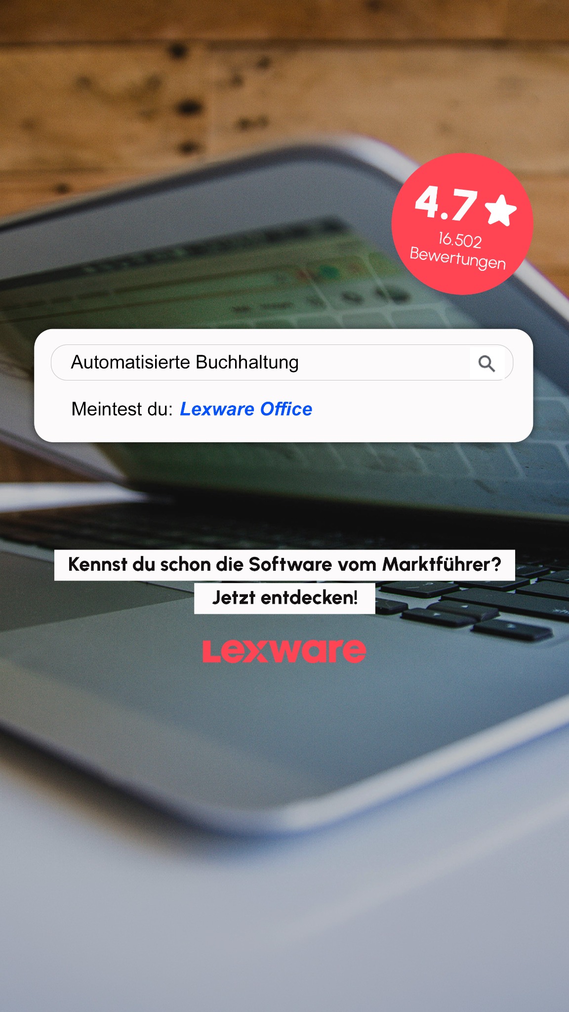 Lexware Facebook ad