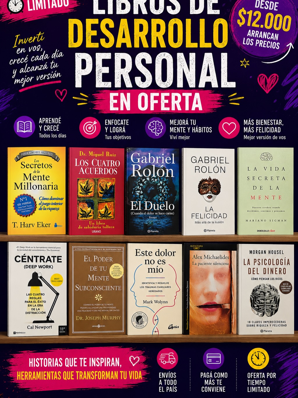 Libreria el trébol Facebook ad: LIBROS DE DESARROLLO PERSONAL EN OFERTA