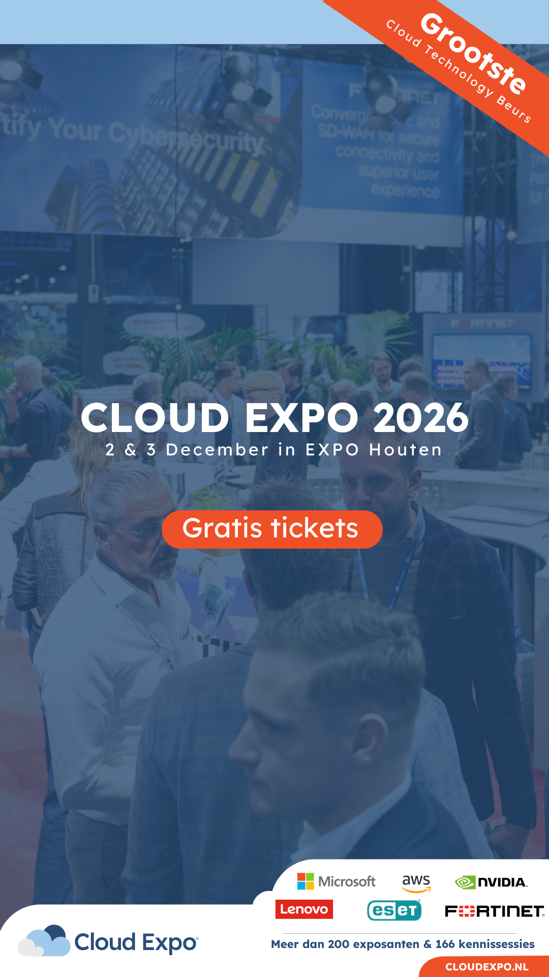 Cloud Expo 2026 Facebook ad: Cloud Expo 2026 | 2 & 3 december | Expo Houten