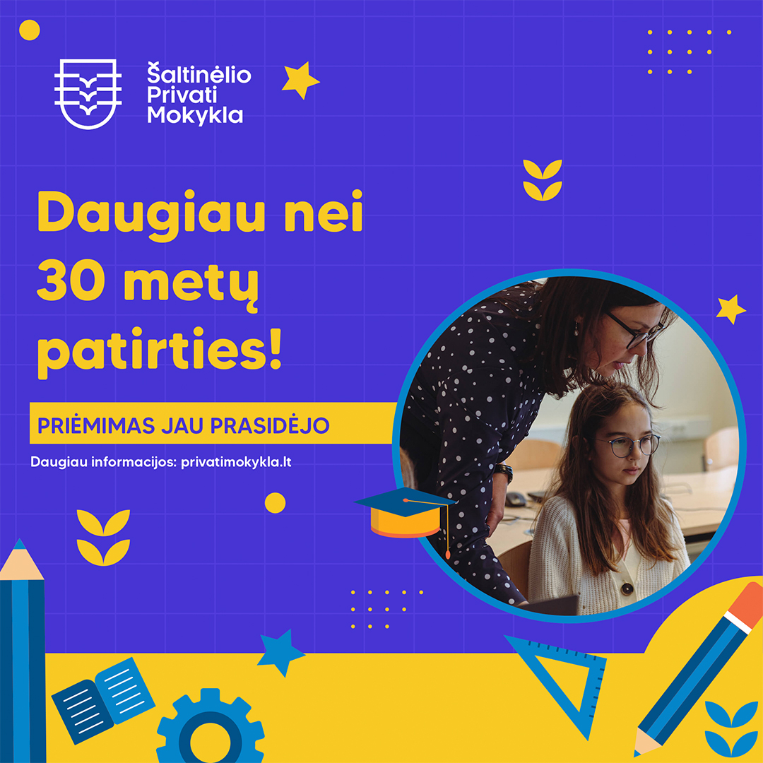 Šaltinėlio privati mokykla/ VKIF Licėjus "Forumas" Facebook ad