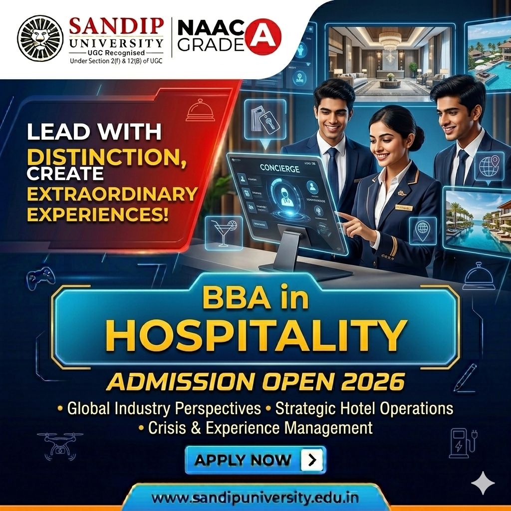 Sandip University Facebook ad: Chat with us