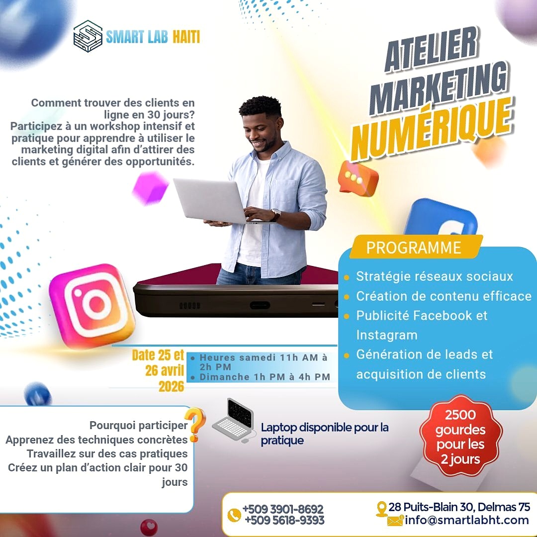 SMART LAB HAITI Facebook ad