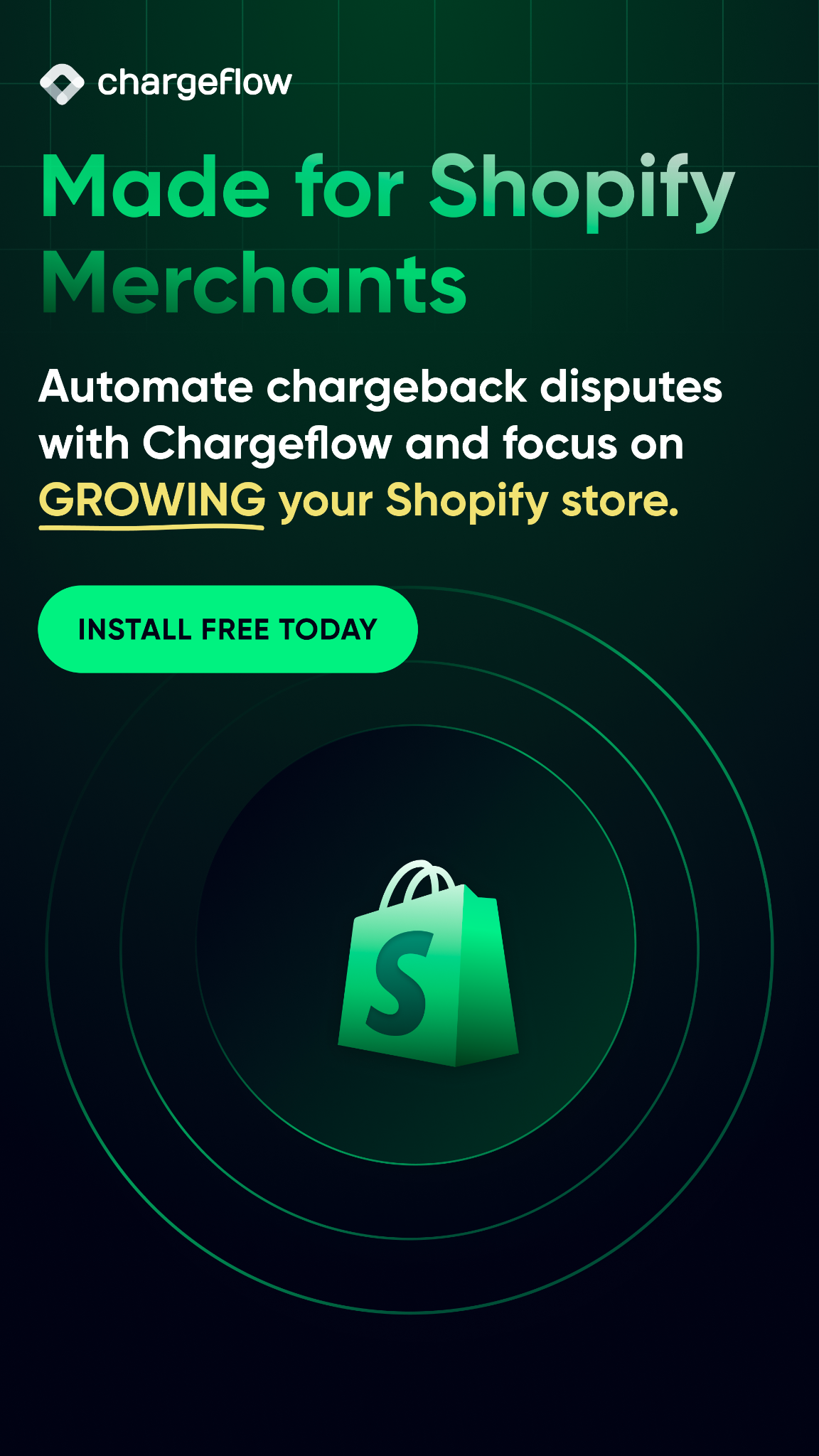 Chargeflow Facebook ad from Jan 20, 2026