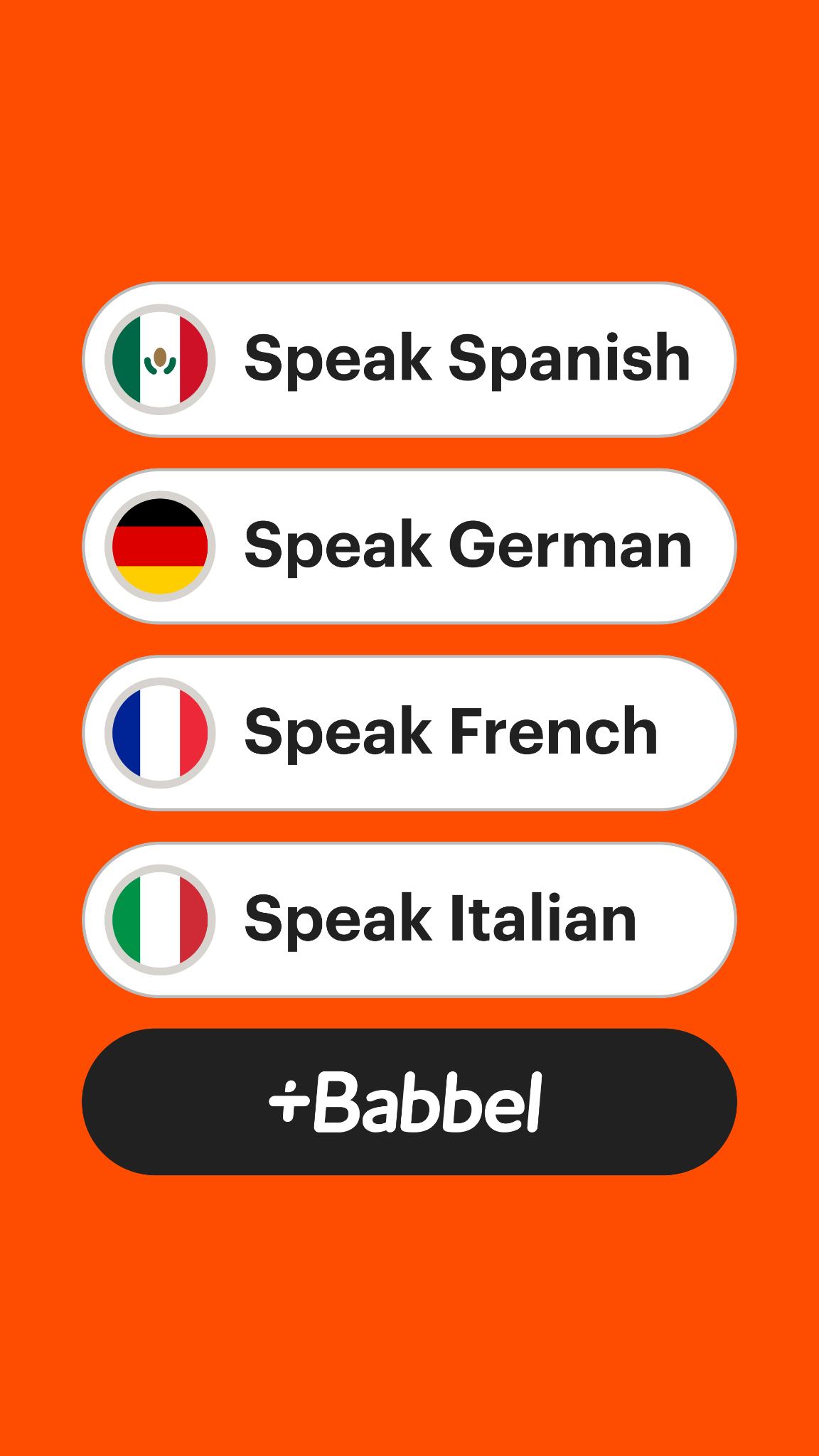 Babbel Facebook ad