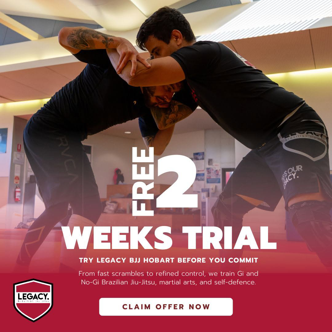 Legacy BJJ Hobart Facebook ad