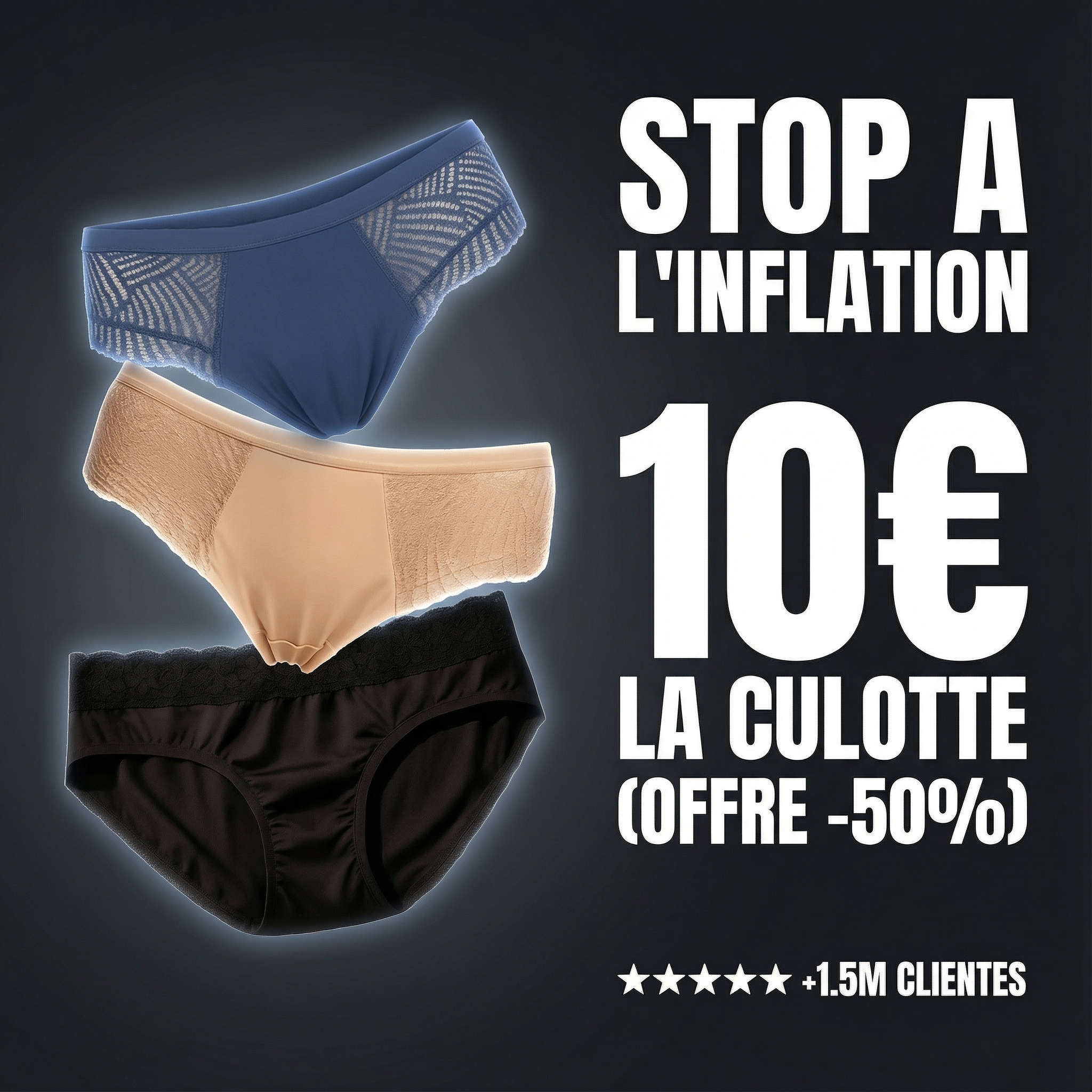Blinx Facebook ad: La culotte qui change TOUT!