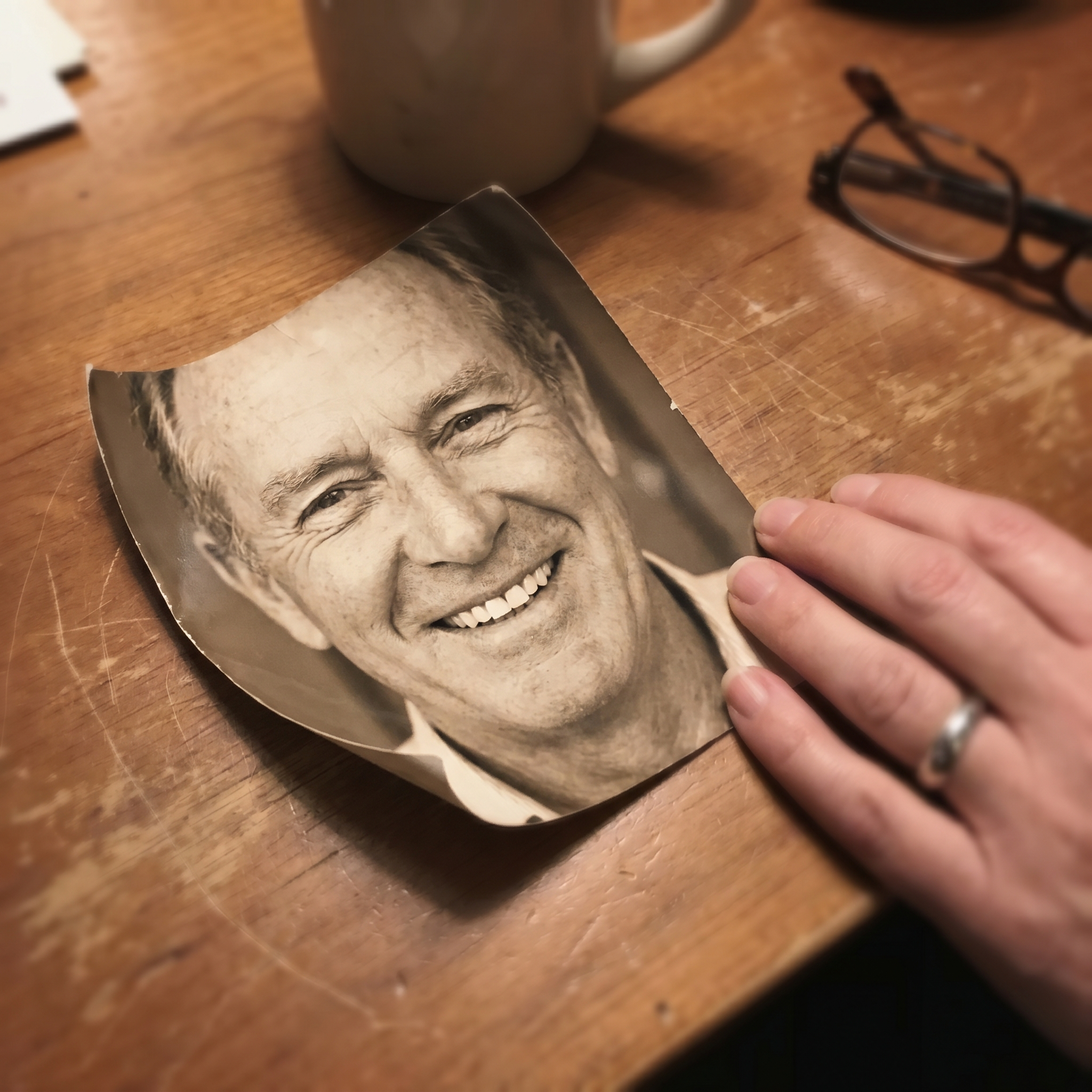 Elaine Porter Facebook ad: My father's smile stopped rooms. I lost mine.