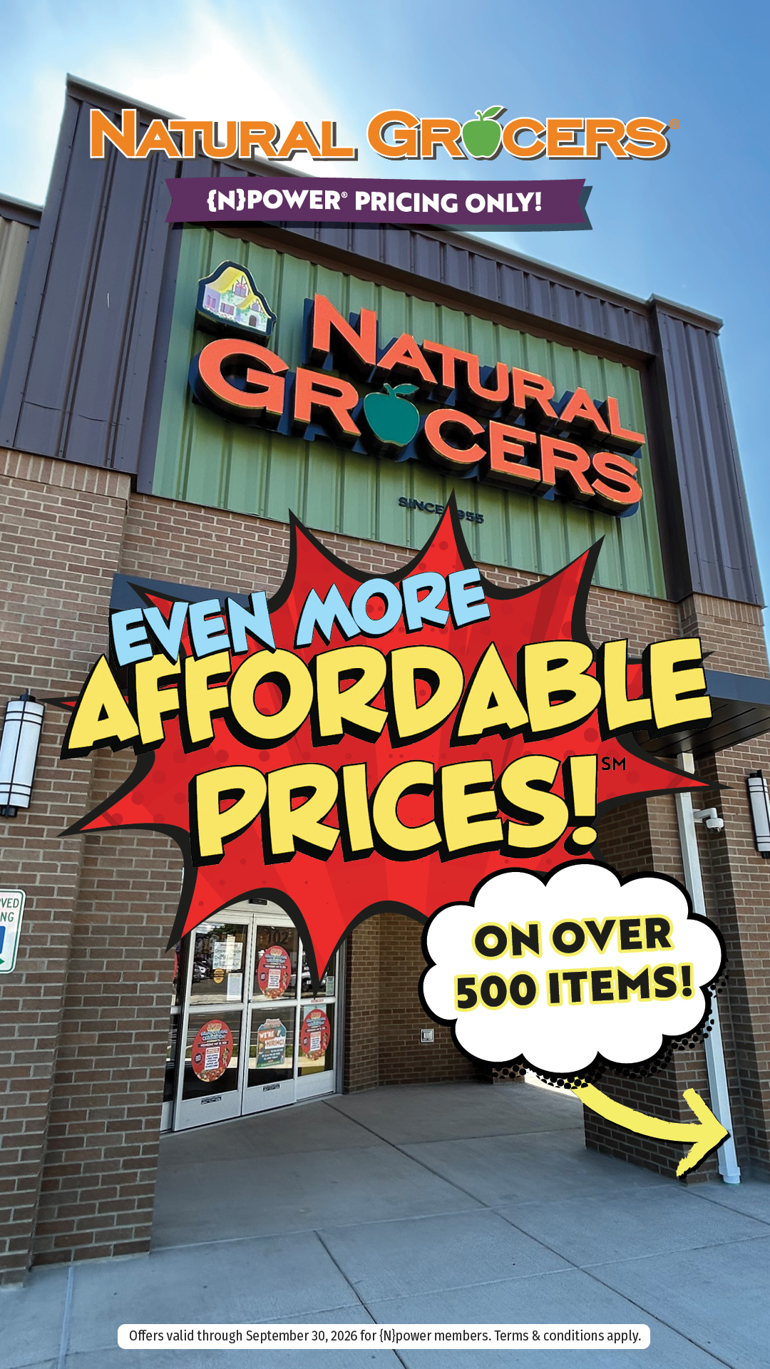 Natural Grocers Facebook ad